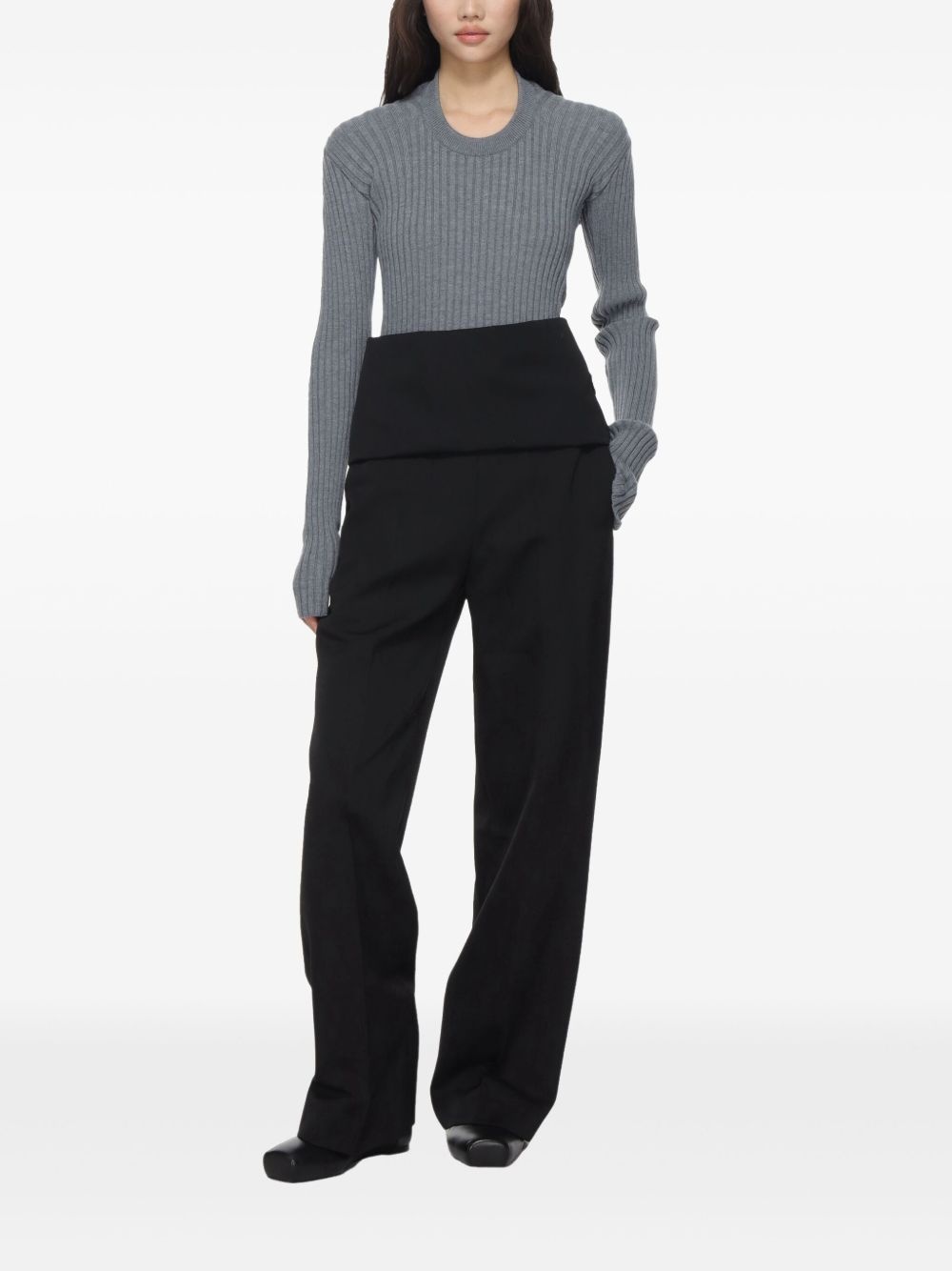 stacked trousers - 2