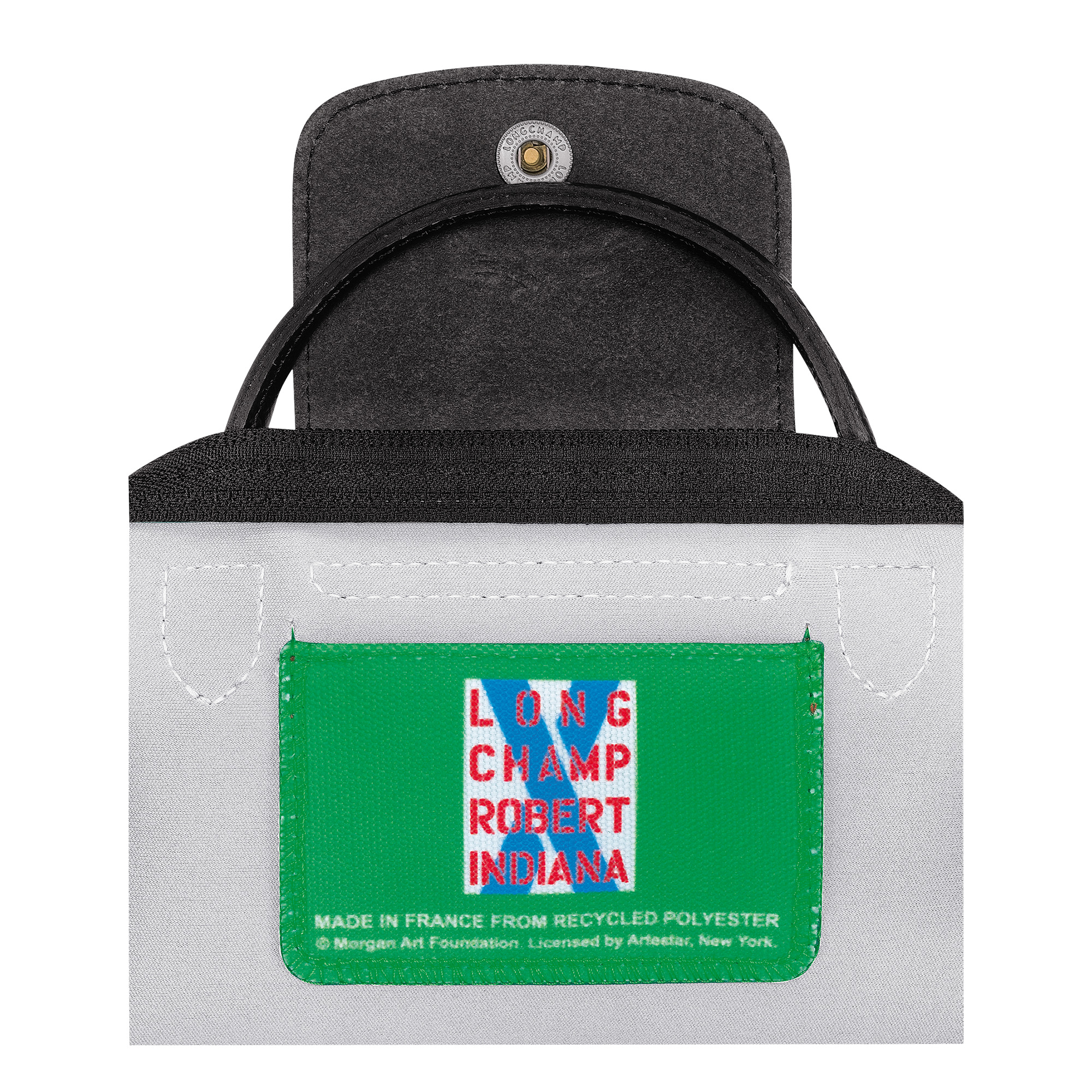 Longchamp x Robert Indiana Pouch Red - Canvas - 4