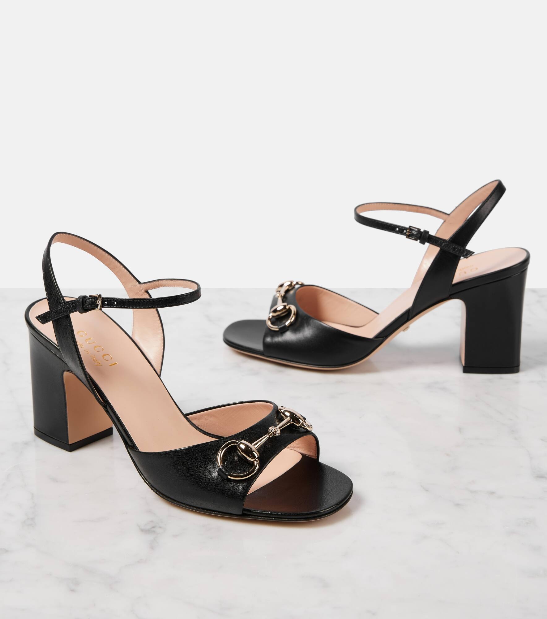 Horsebit leather sandals - 5
