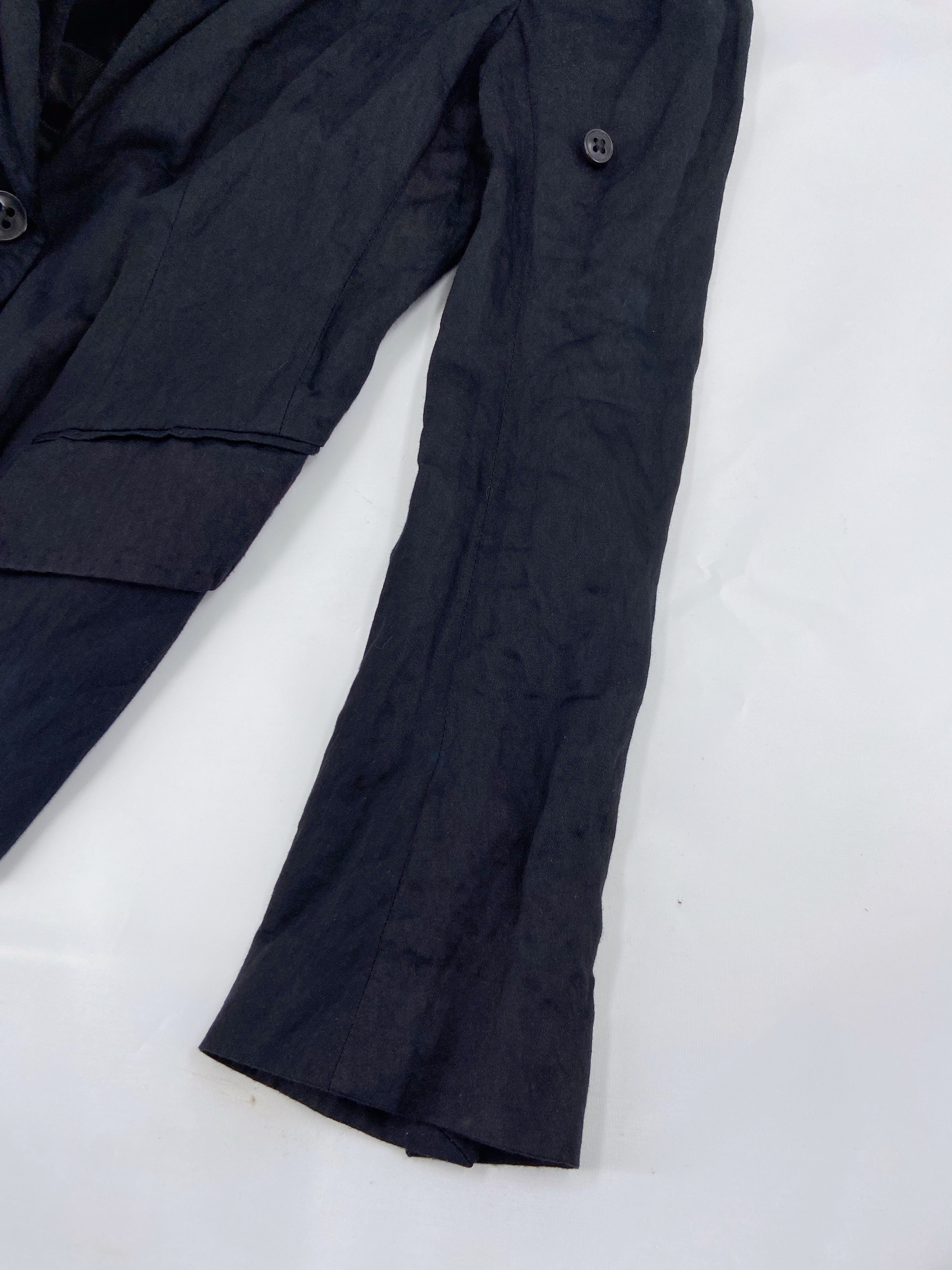 Ann Demeulemeester Spring 2006 Runway Wrinkled Blazer Jacket 36 - 9