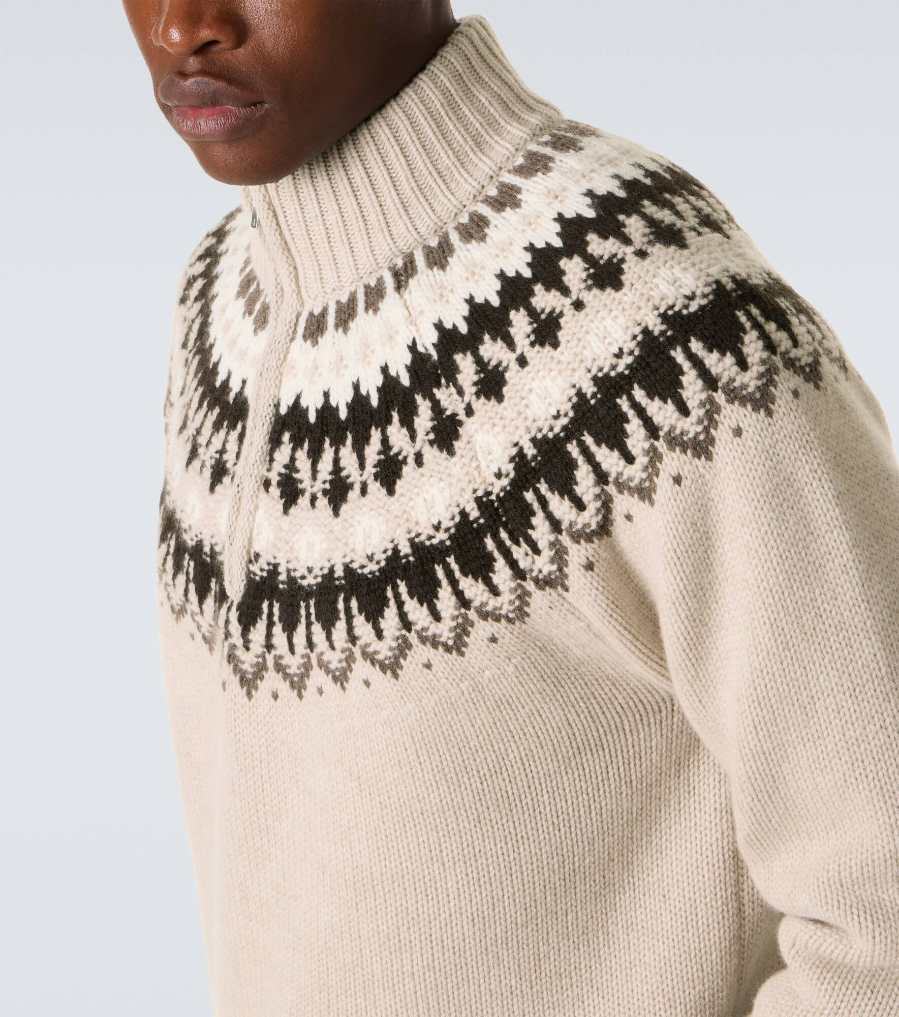 Mr Saint Gervais half-zip sweater - 6