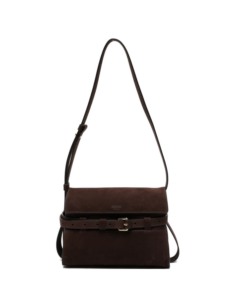 buckle suede cross body bag 1