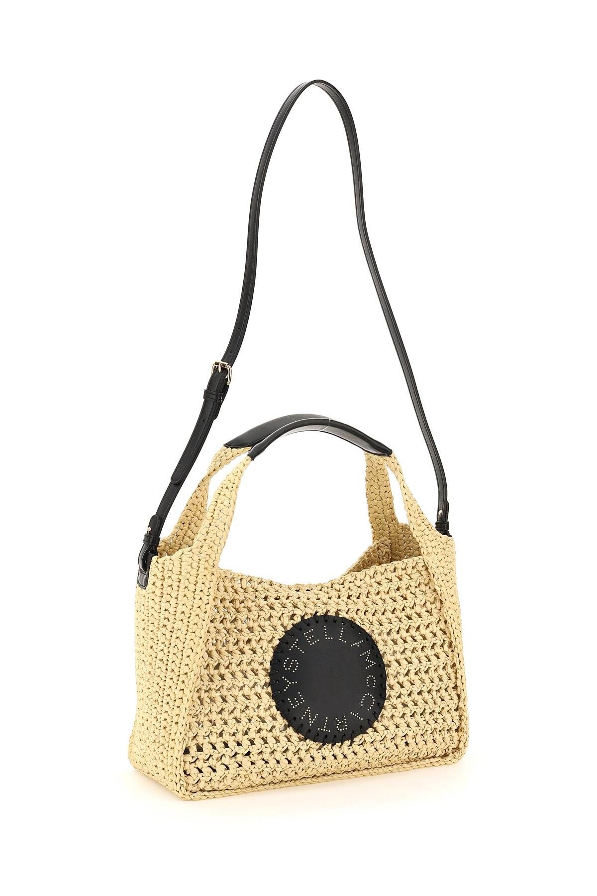 RAFFIA BAG WITH STELLA LOGO - 5