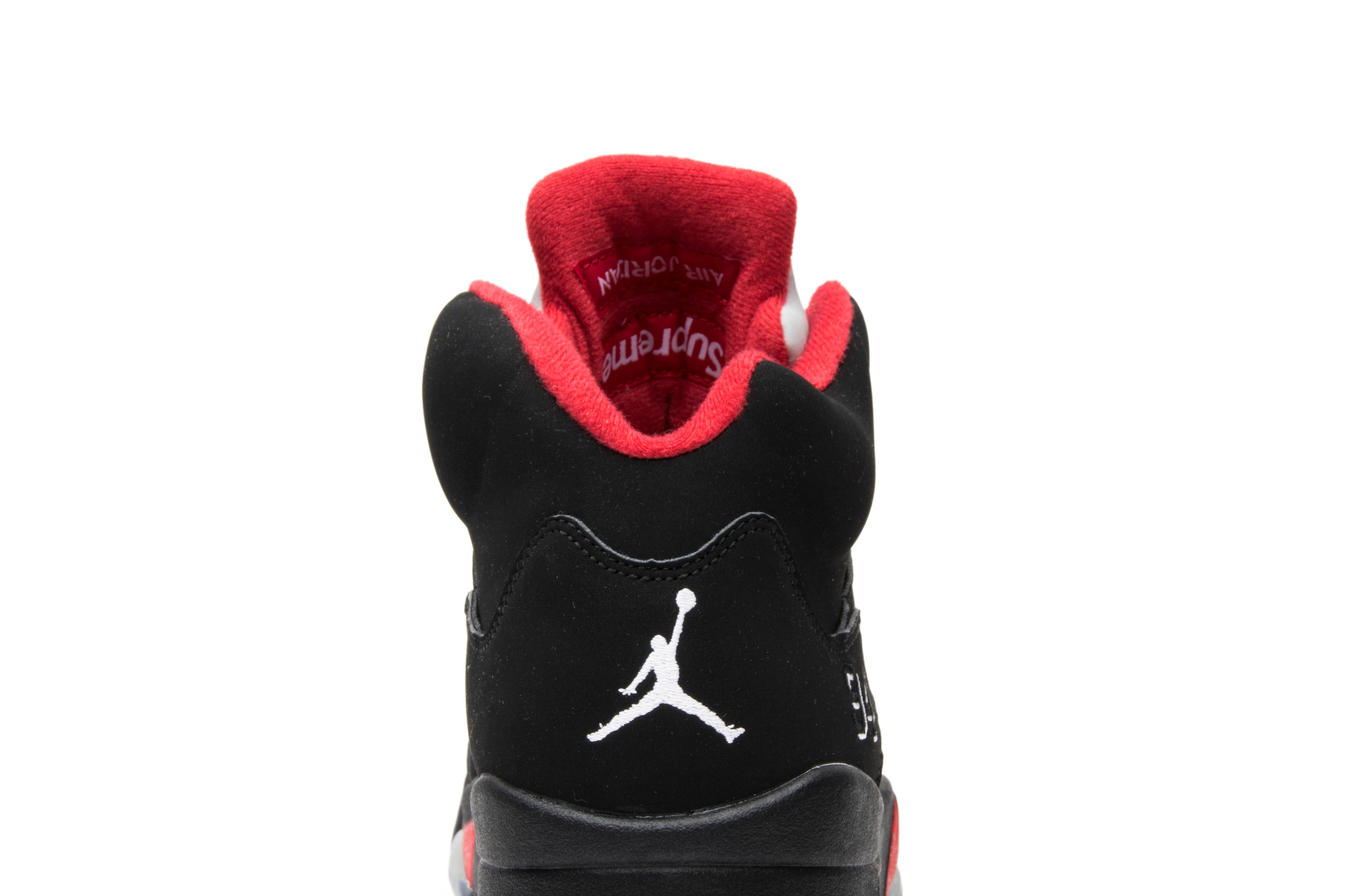 Supreme x Air Jordan 5 Retro 'Black' - 7