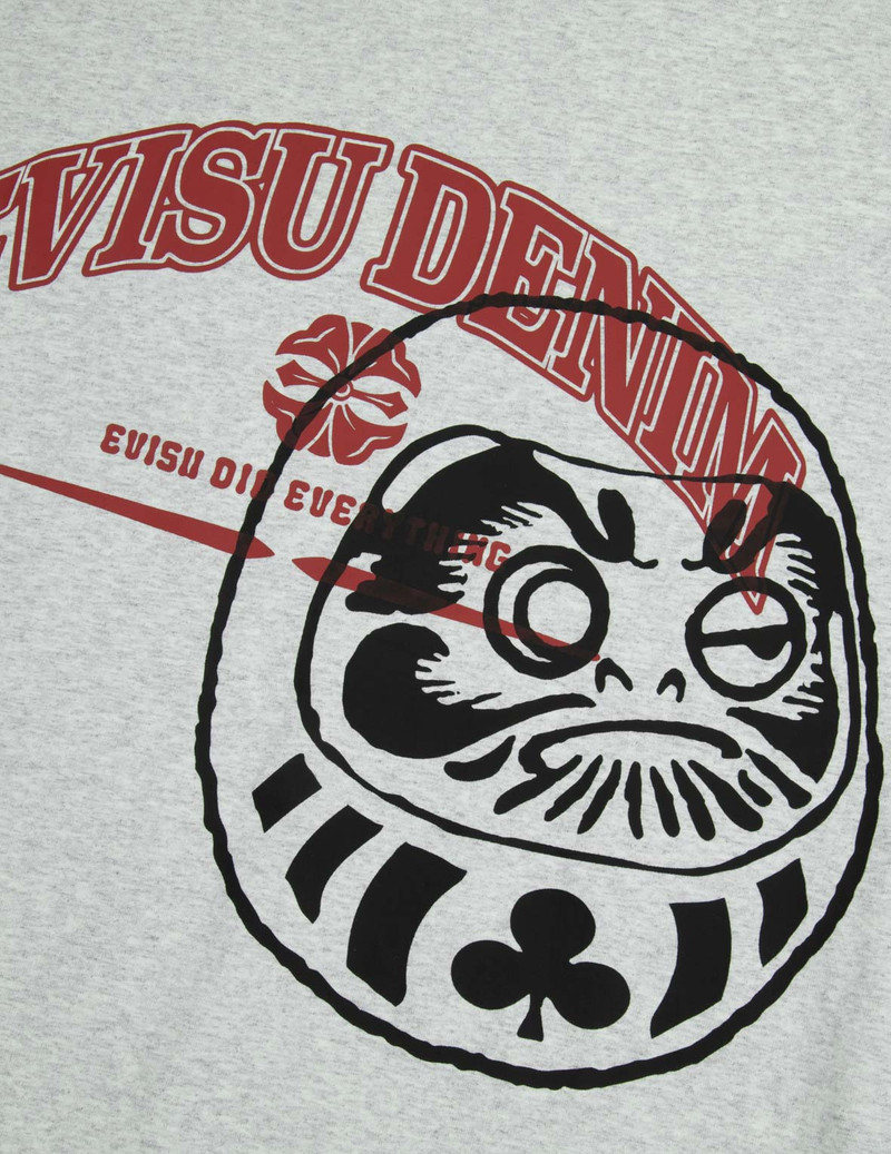 LOGO AND GAMING DARUMA PRINT RELAX FIT T-SHIRT 7
