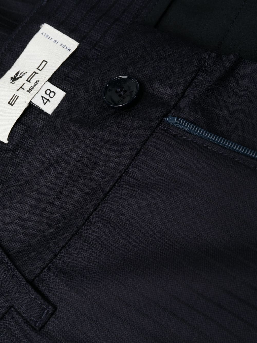 striped wool trousers - 6