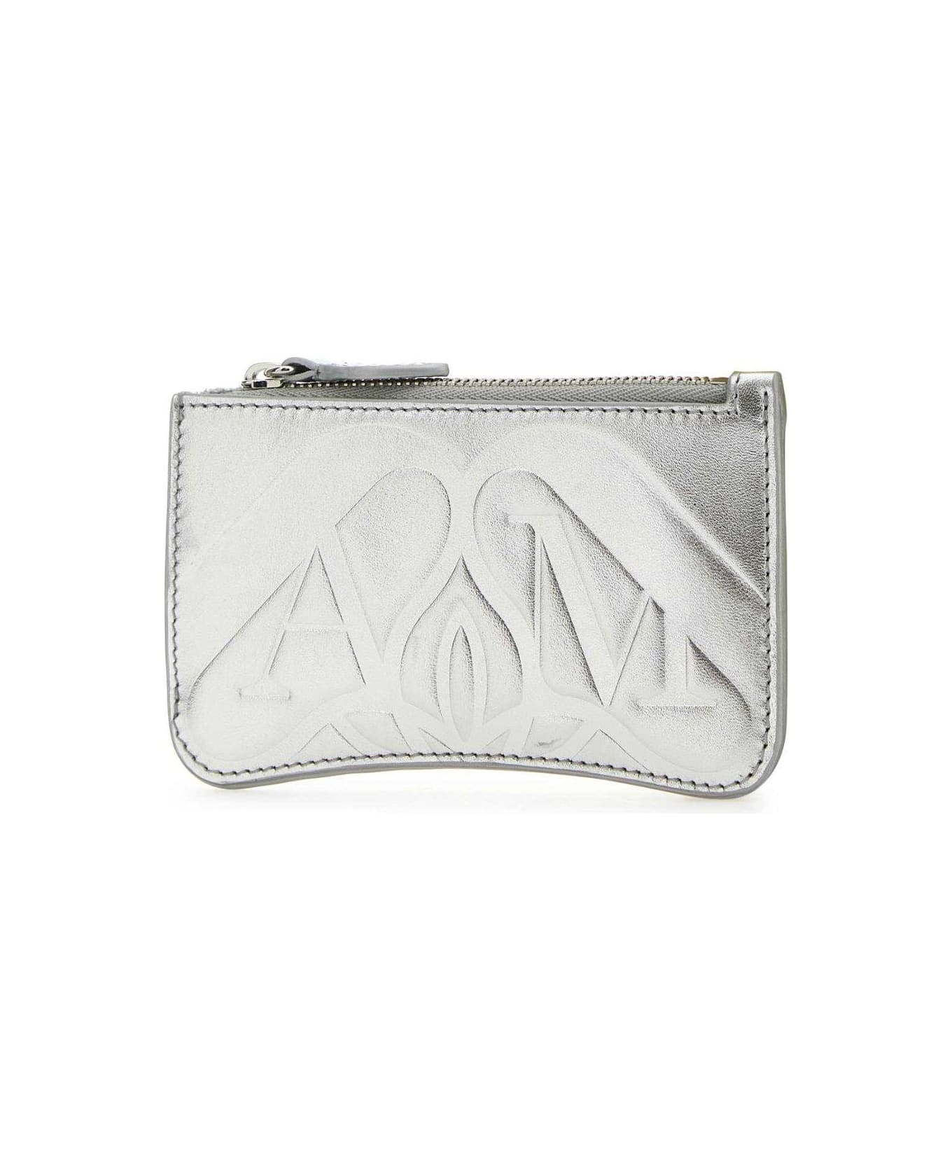Logo Embossed Zipped Wallet - 3