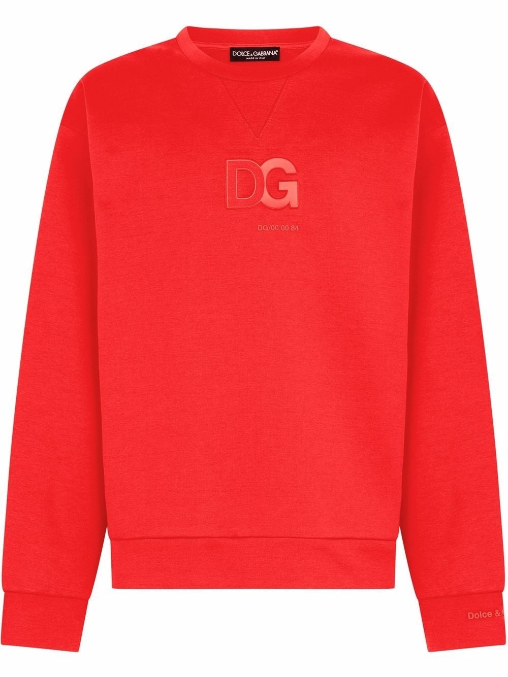 embossed-logo sweatshirt - 1