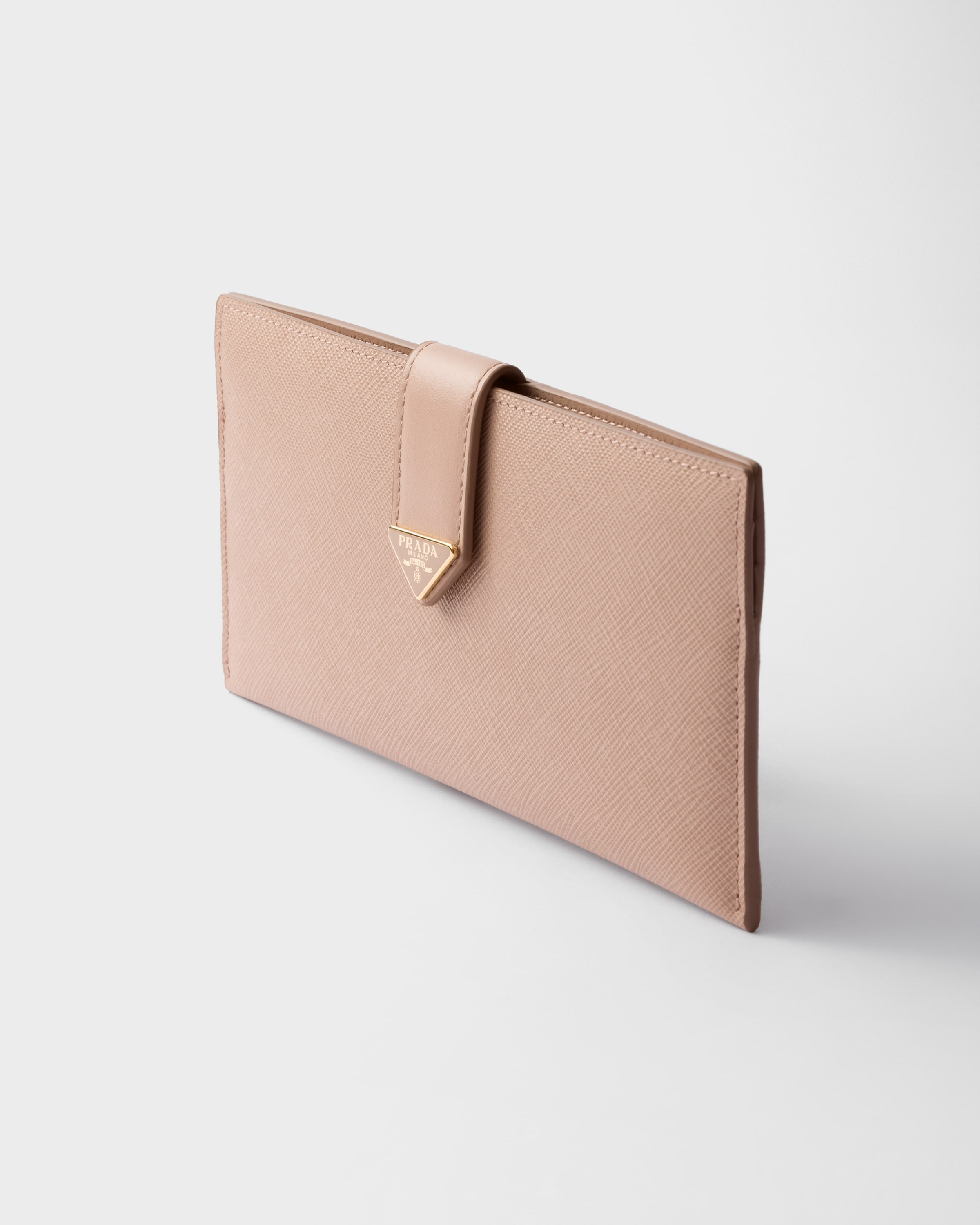 Large Saffiano and leather wallet - 4