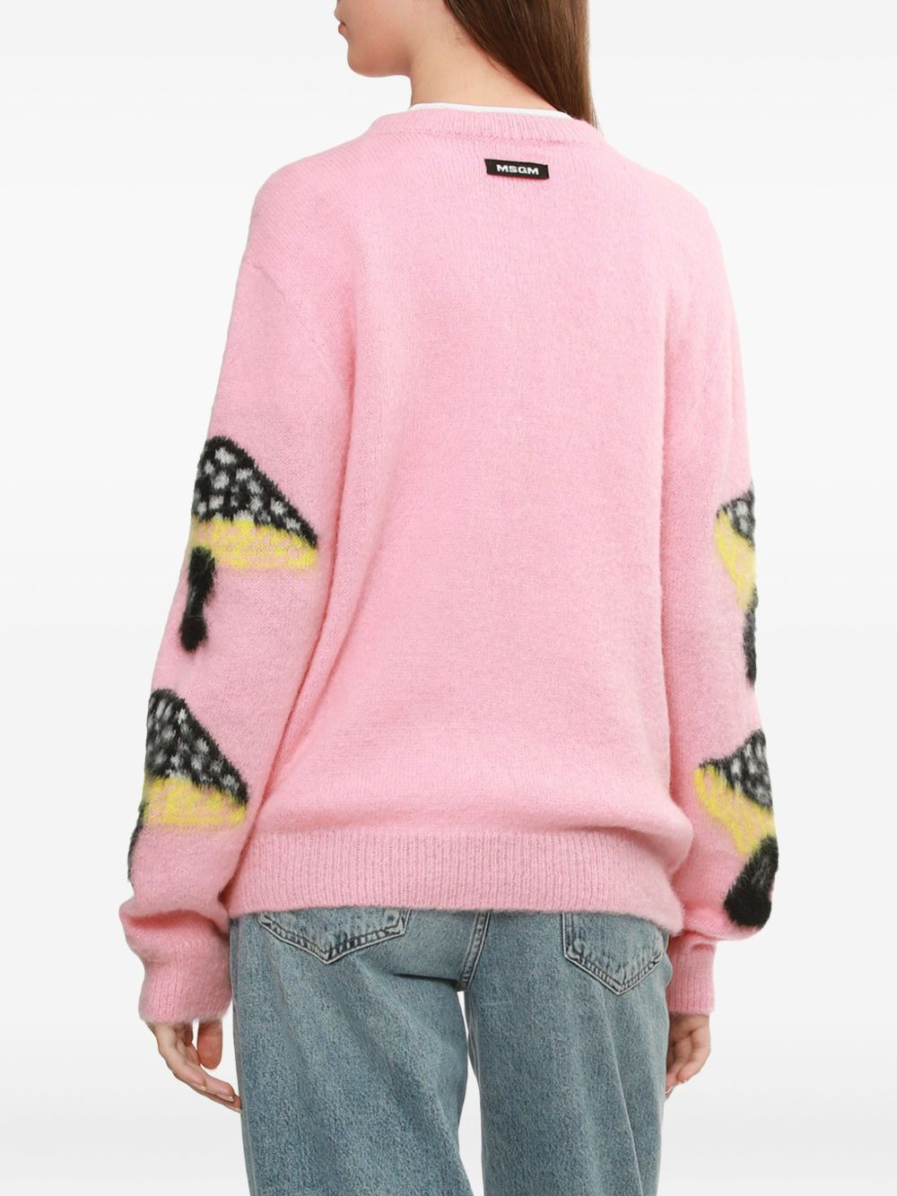 mushroom-print sweater - 4