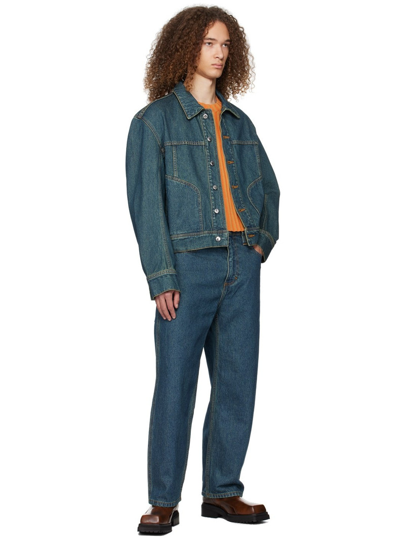 ECKHAUS LATTA Blue EL Denim Jacket outlook
