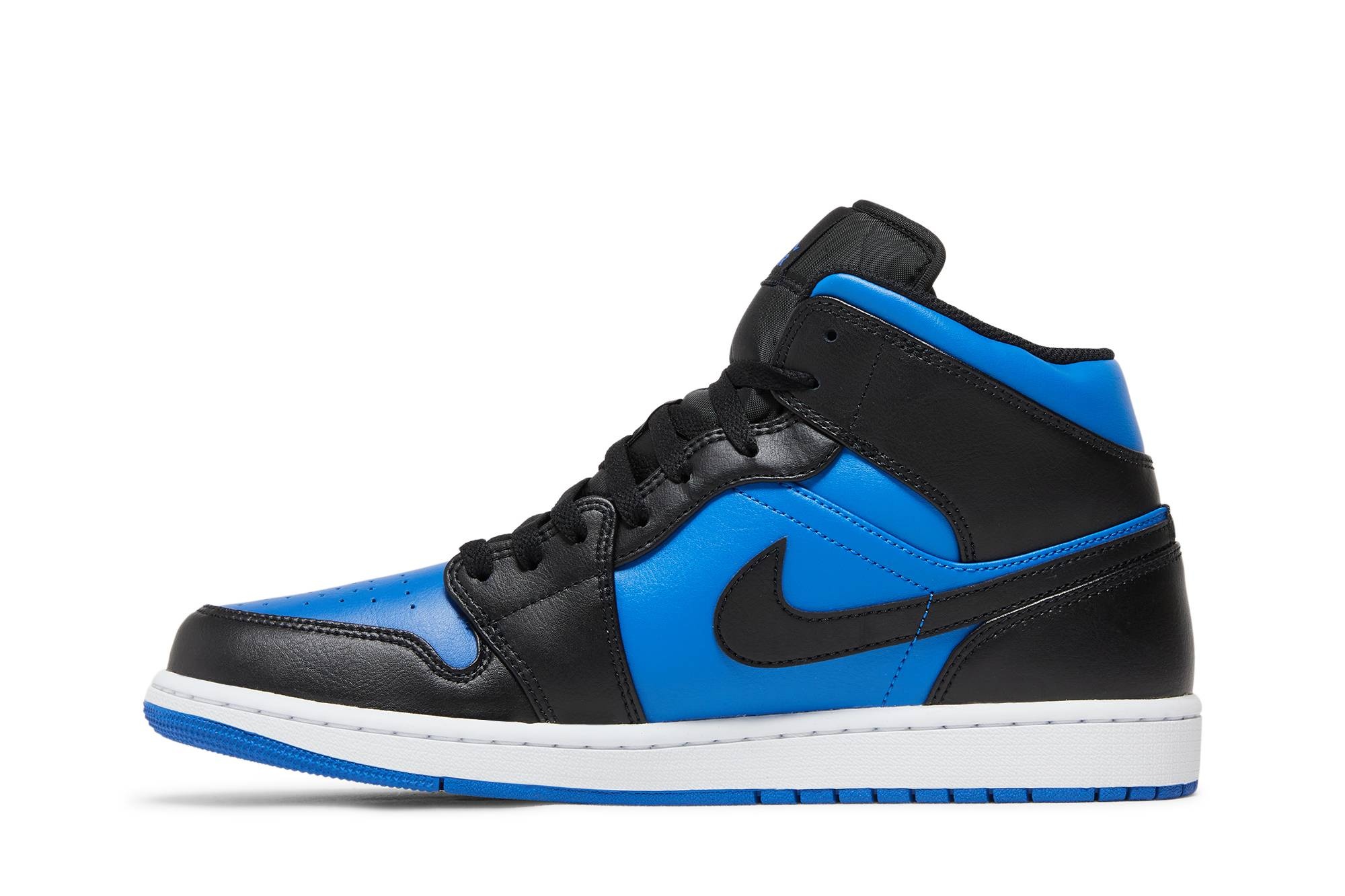 Air Jordan 1 Mid 'Black Royal Blue' - 3