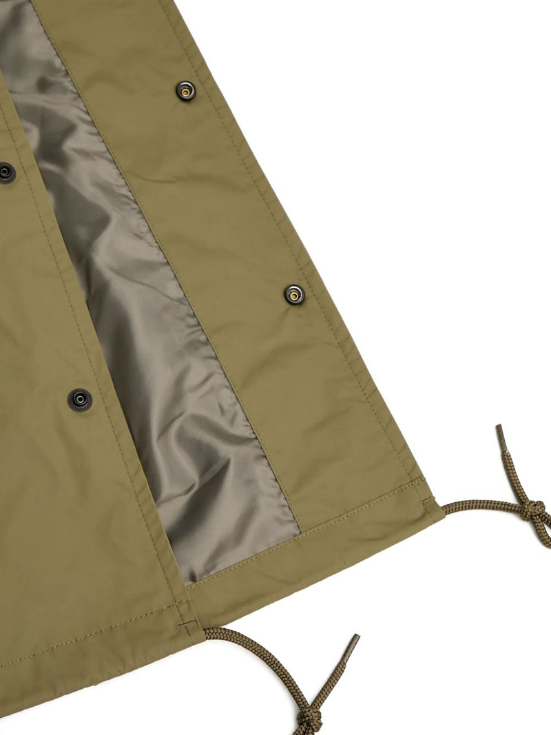 logo-print button-fastening windbreaker 5