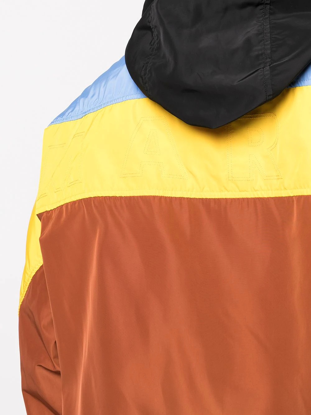 hooded colour-block lightweight jacket - 5