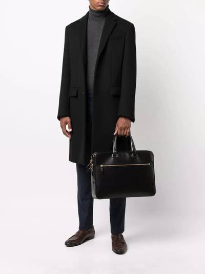 Salvatore Ferragamo logo-debossed briefcase outlook