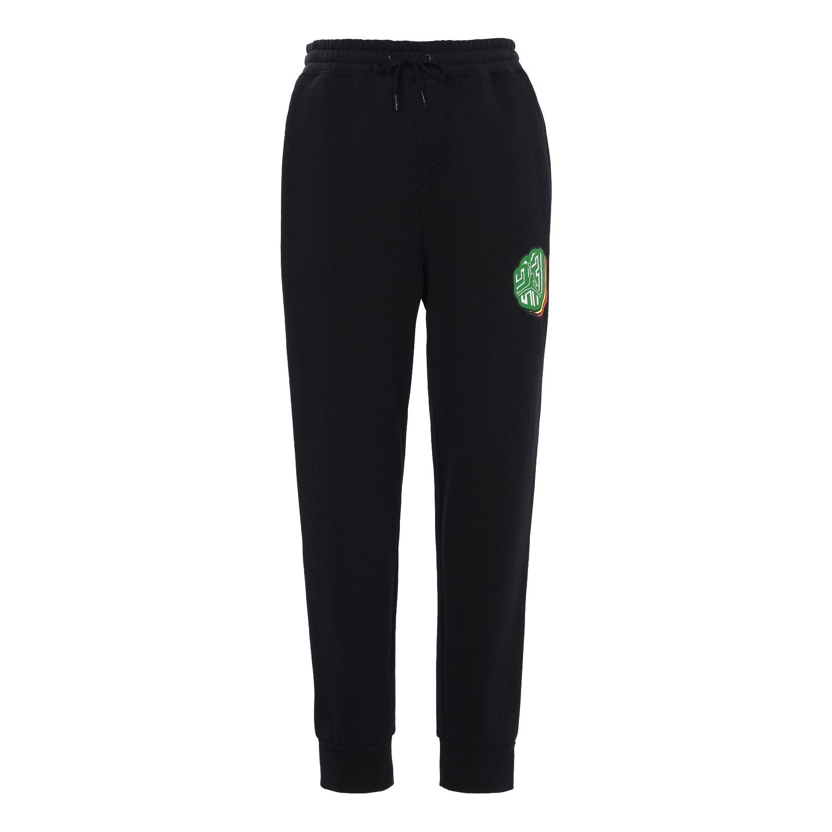 Air Jordan MJ Sticker Fleece Pants Casual Sports Fleece Lined Long Pants Black CT6725-010 - 1