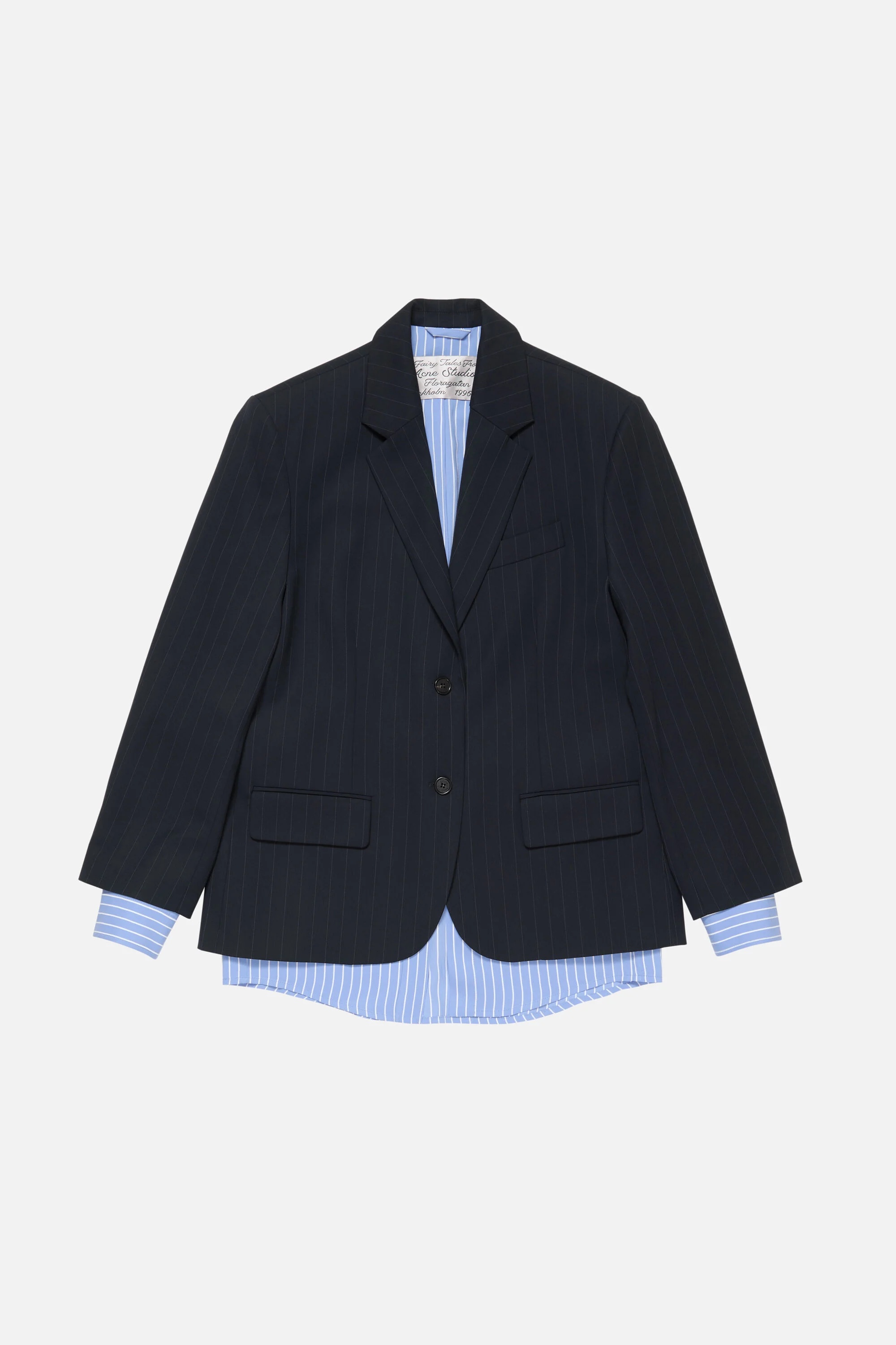 Layered suit jacket - Navy - 6