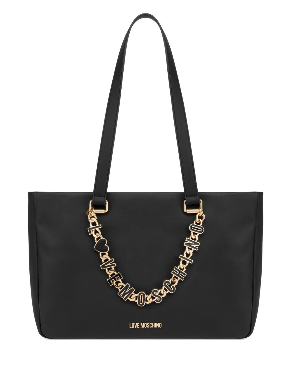 logo chain shoulder bag - 1
