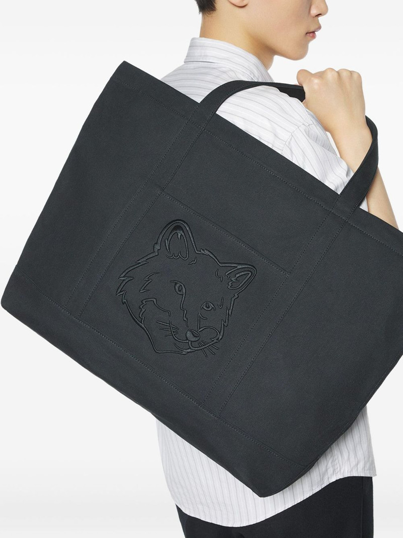 Maison Kitsuné large Fox Head tote bag outlook