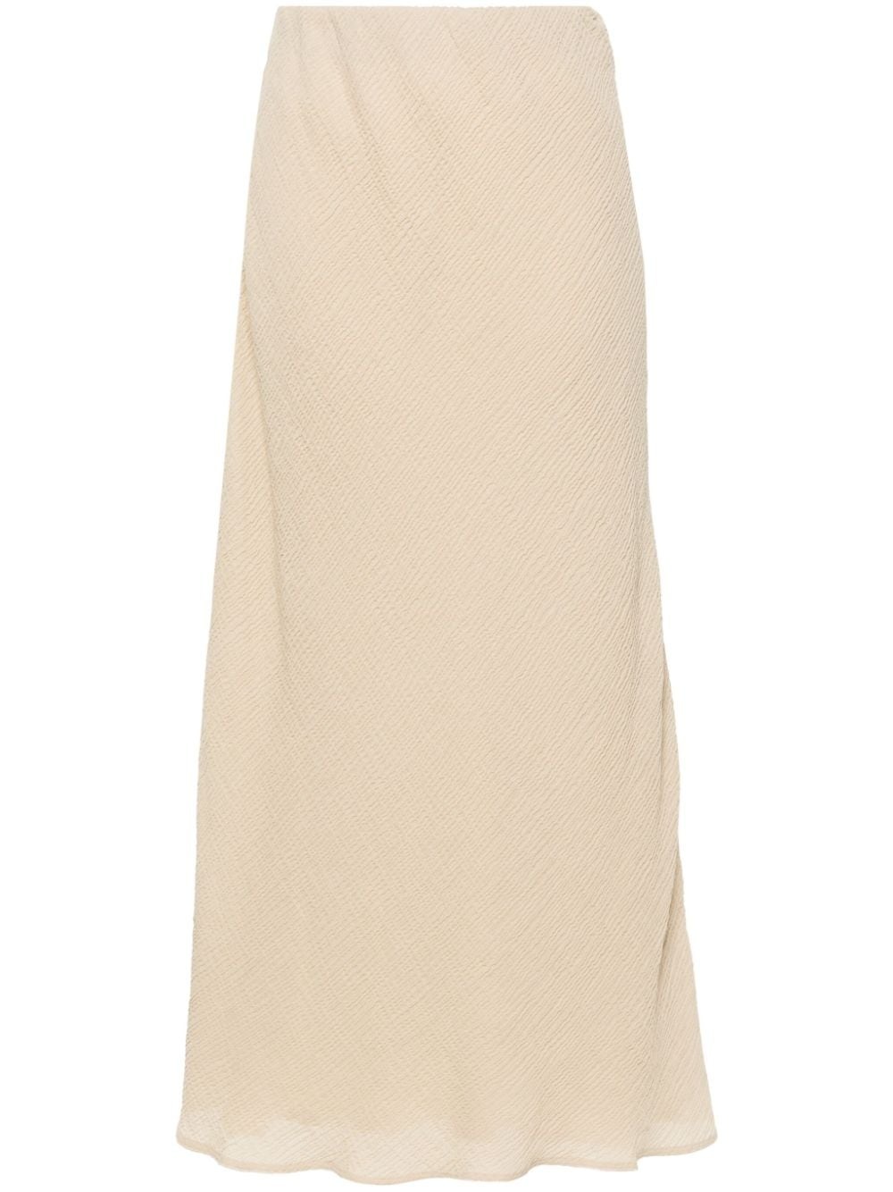 Biancos seersucker maxi skirt - 1