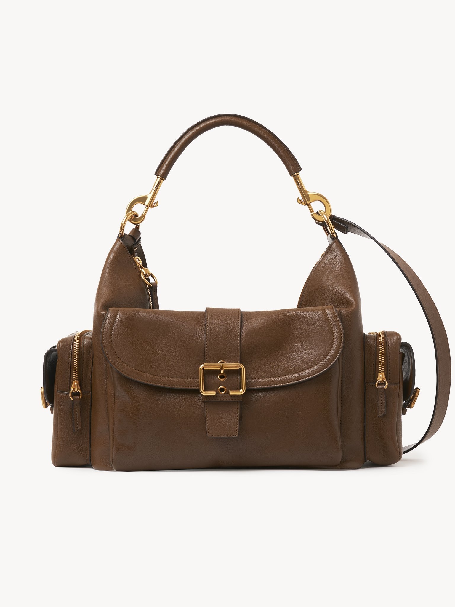 LARGE CAMERA BAG IN SOFT LEATHER - 1