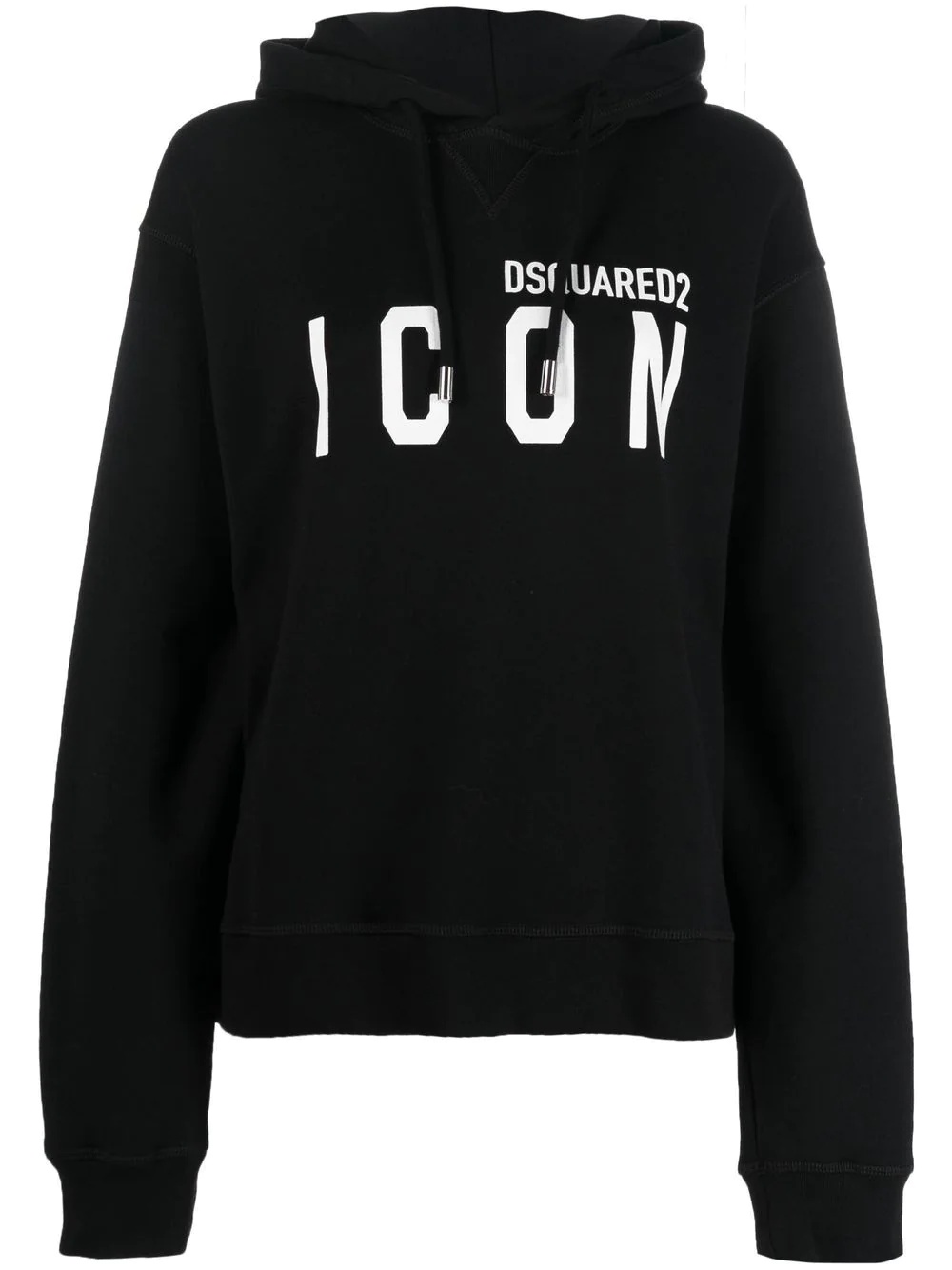 logo-print hoodie - 1