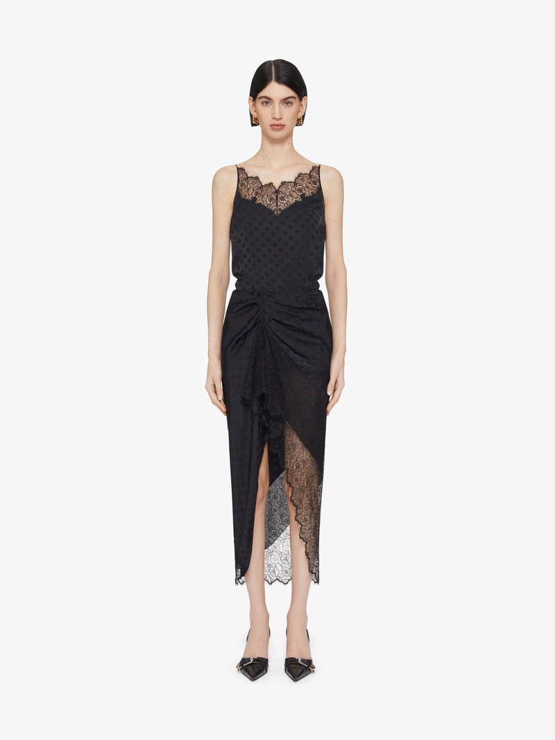 Givenchy TOP IN POLKA DOTS JACQUARD AND LACE outlook