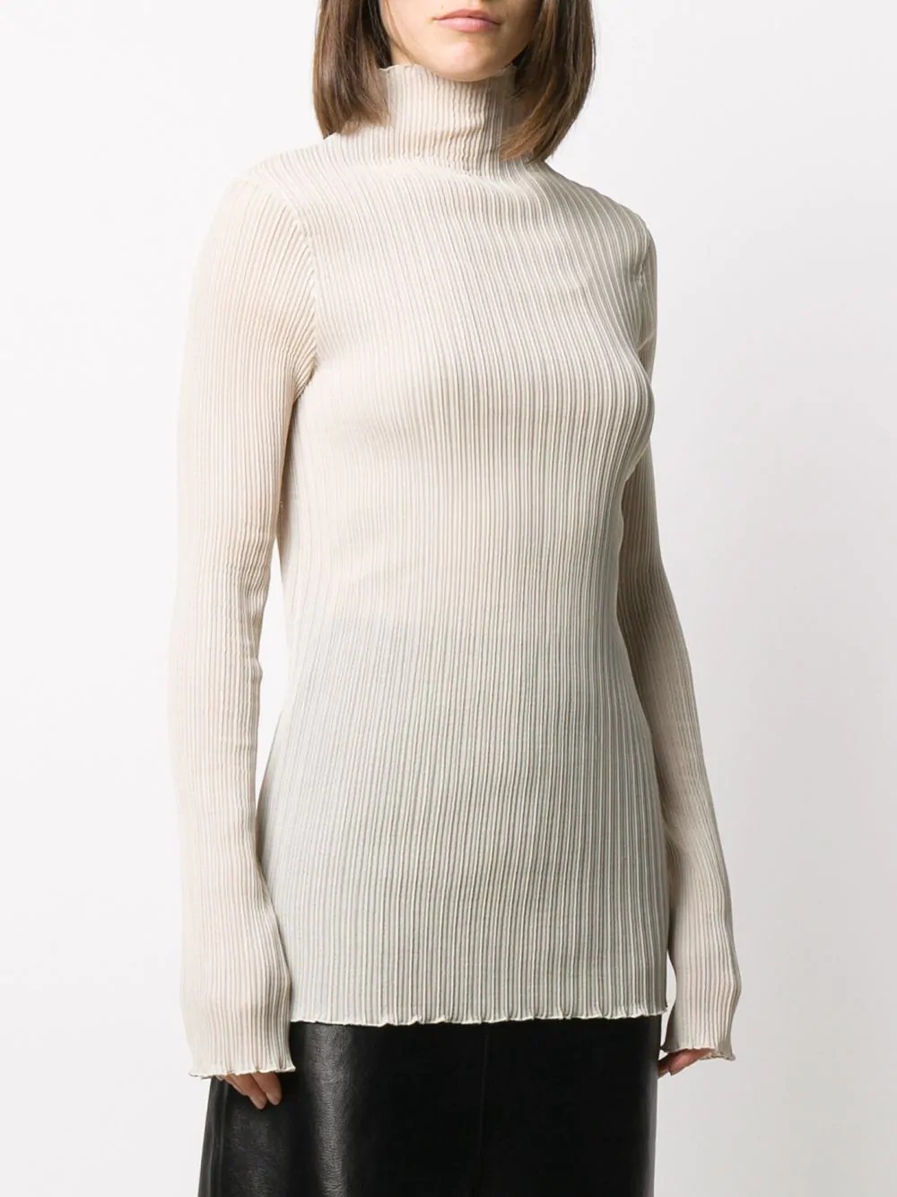 ribbed knitted top - 3