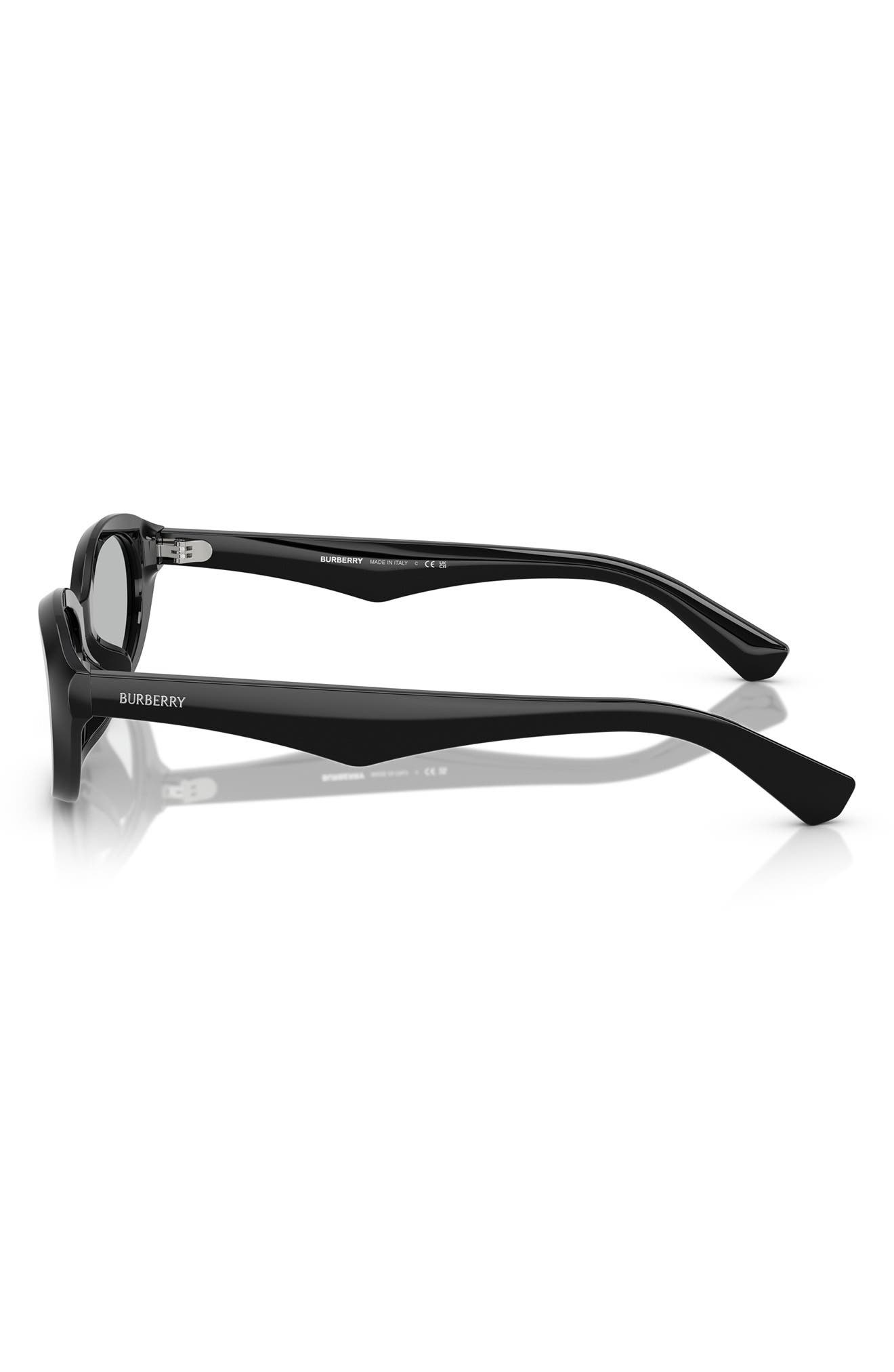 burberry 55mm Oval Sunglasses in Black at Nordstrom - 3