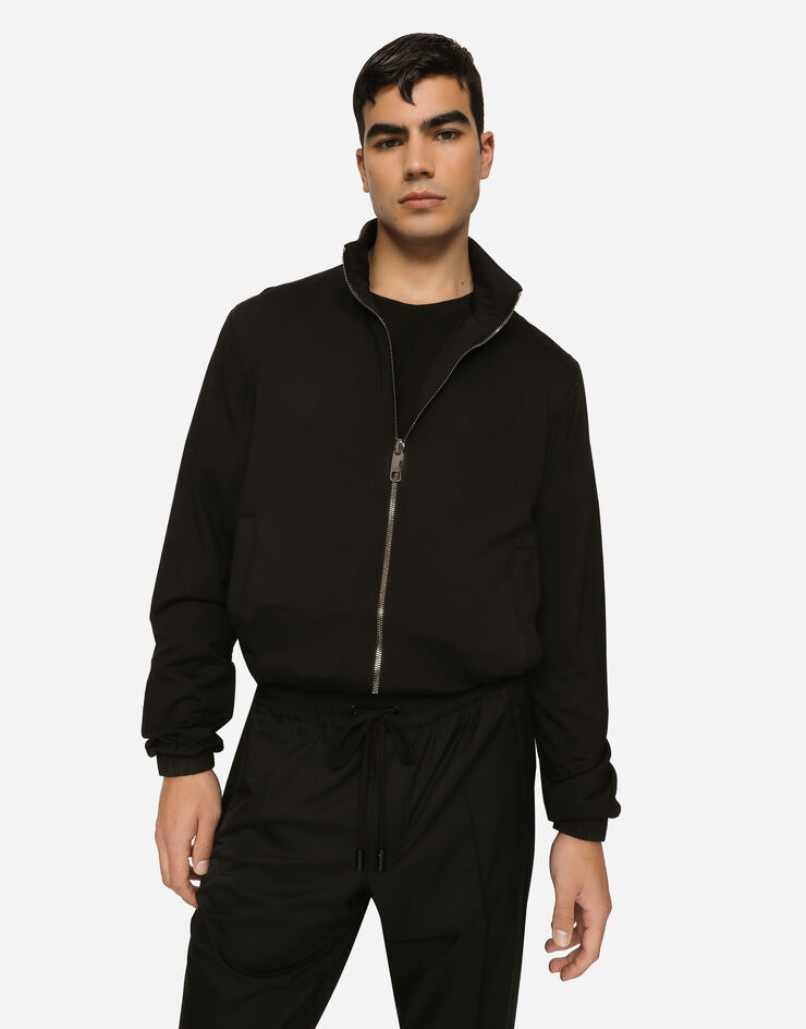 Light nylon jacket with branded tag - 6