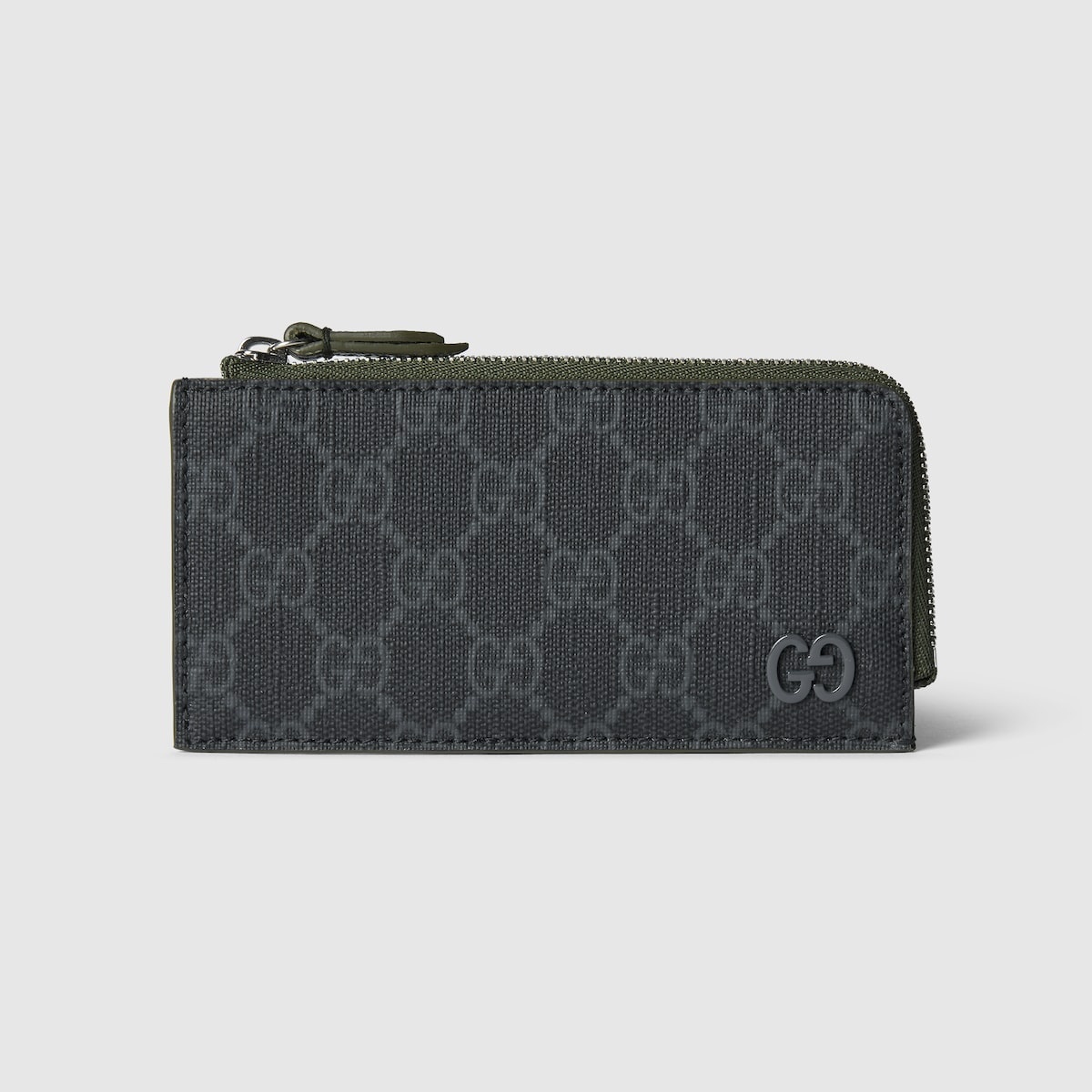 GG zip card case with GG detail - 1
