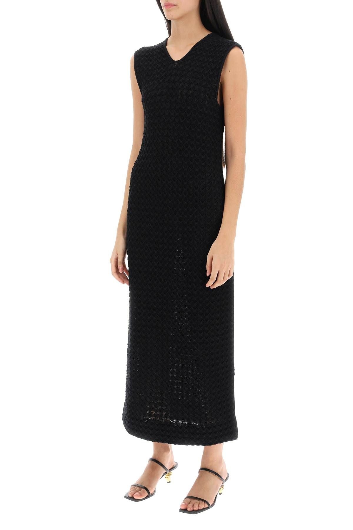 MIDI DRESS IN OPENWORK KNIT - 5