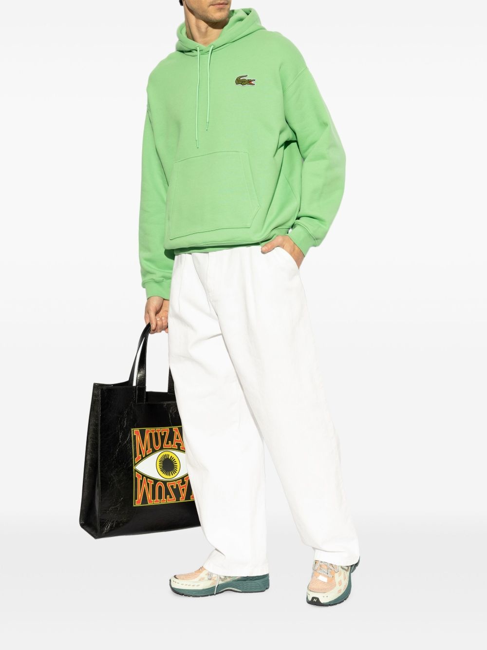logo-appliqué hoodie - 3
