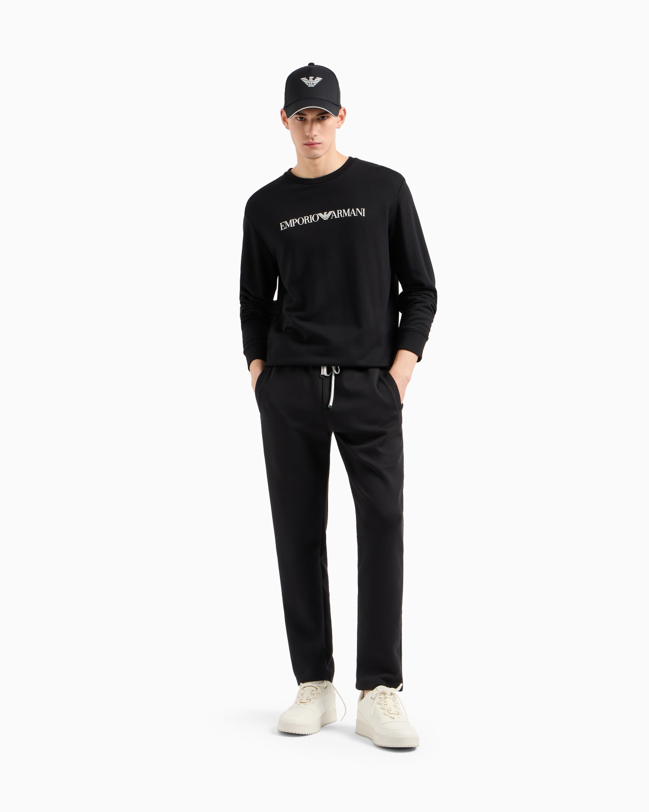 Modal-blend sweatshirt with logo print - 2
