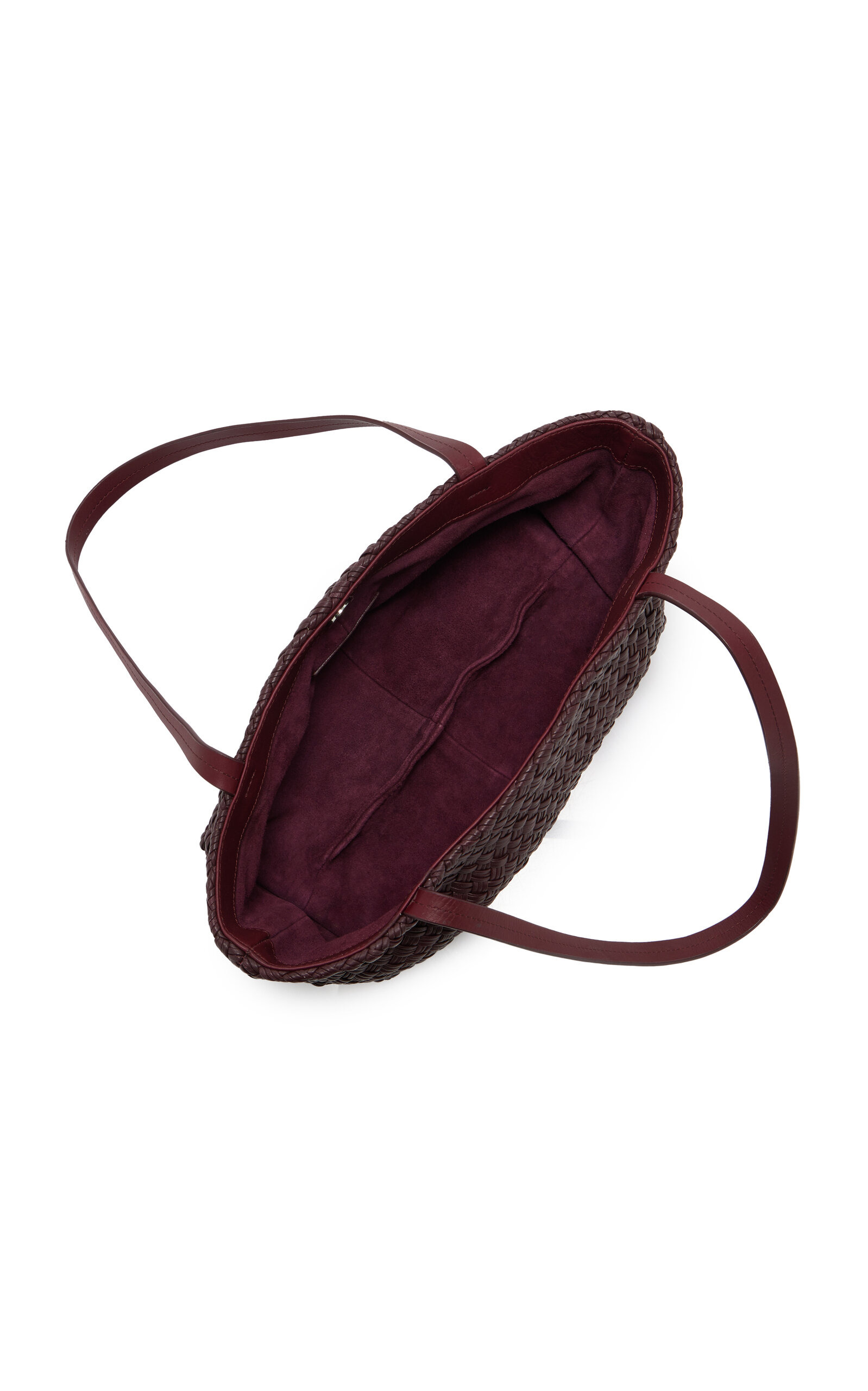 Exclusive Riviera Petit Woven Tote burgundy - 6