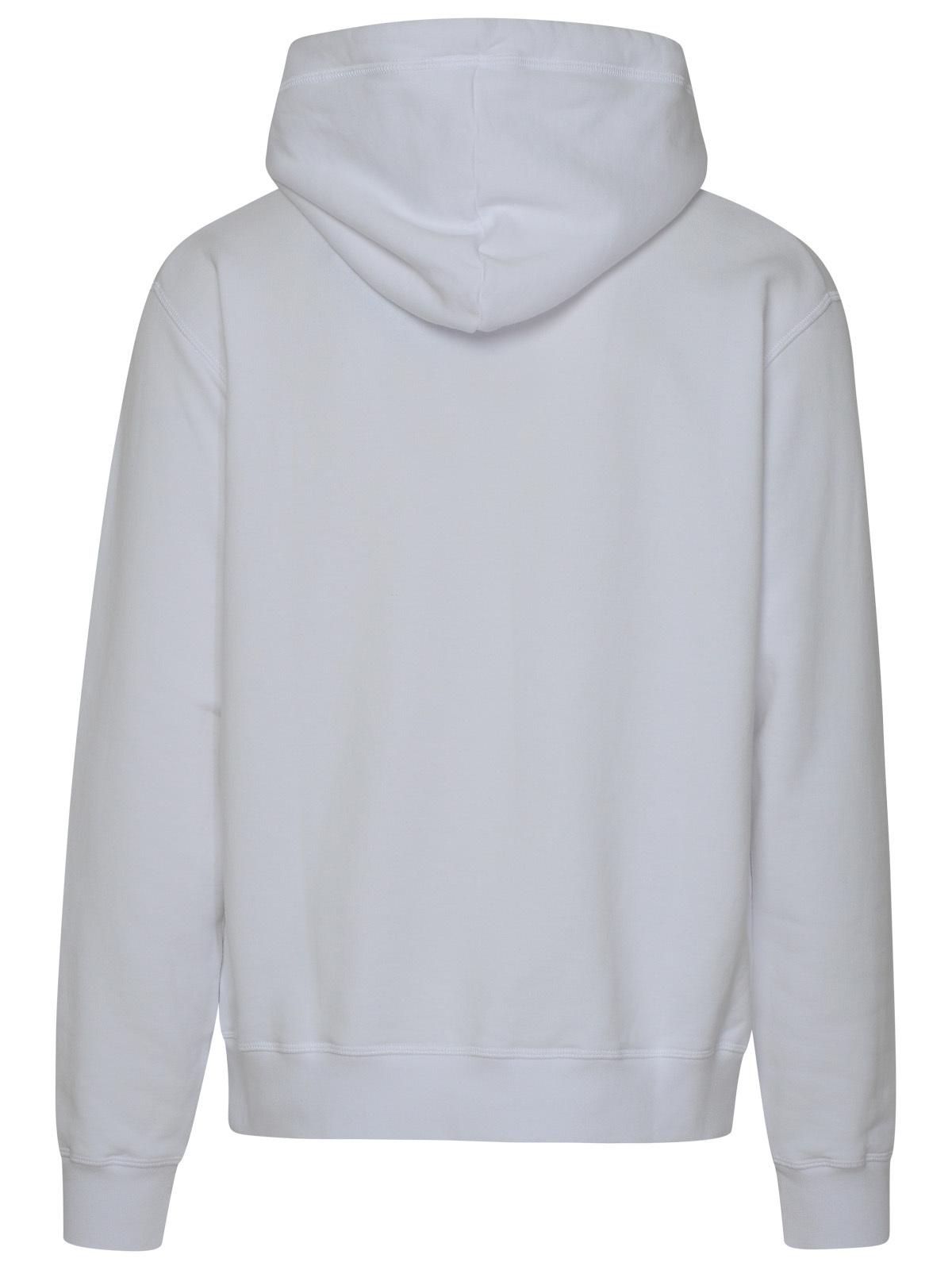 Dsquared2 Man Dsquared2 White Cotton Dan Sweatshirt - 3