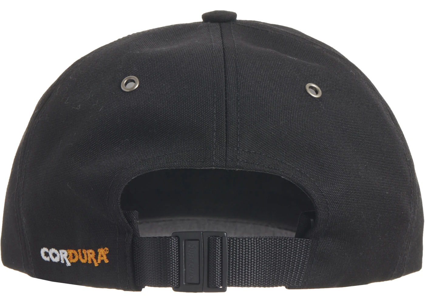 Supreme Cordura Teflon Label 6-Panel Black - 2
