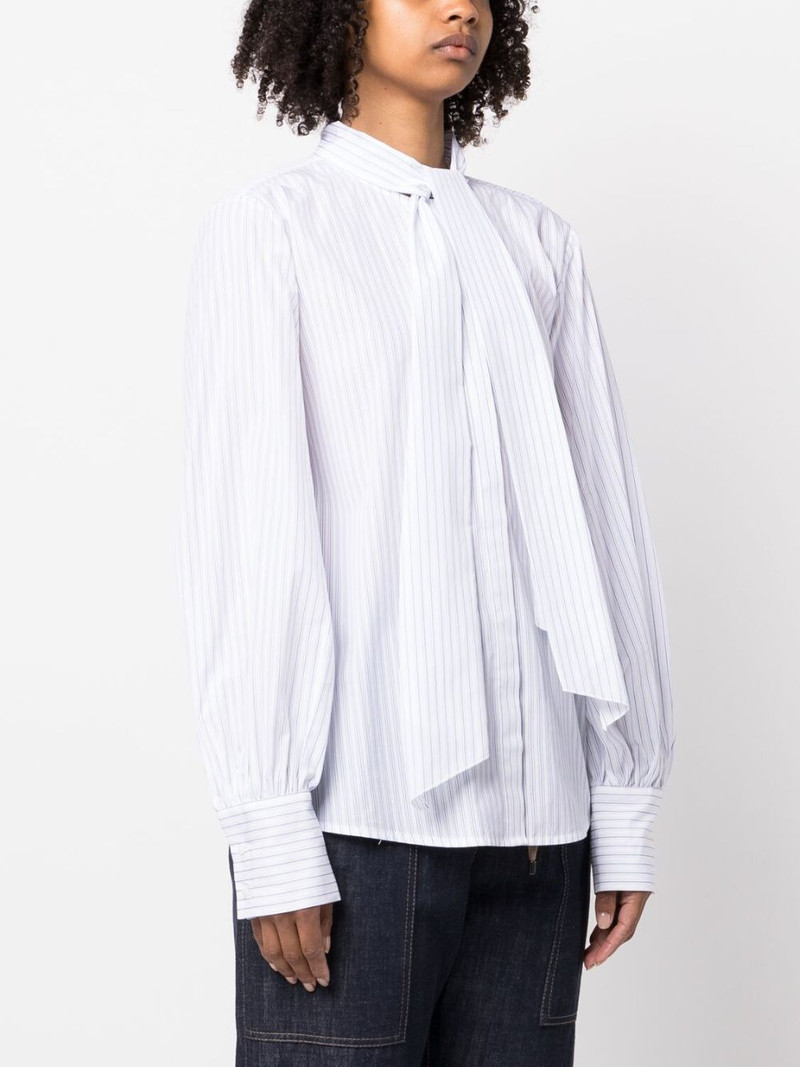 striped pussy-bow shirt 3