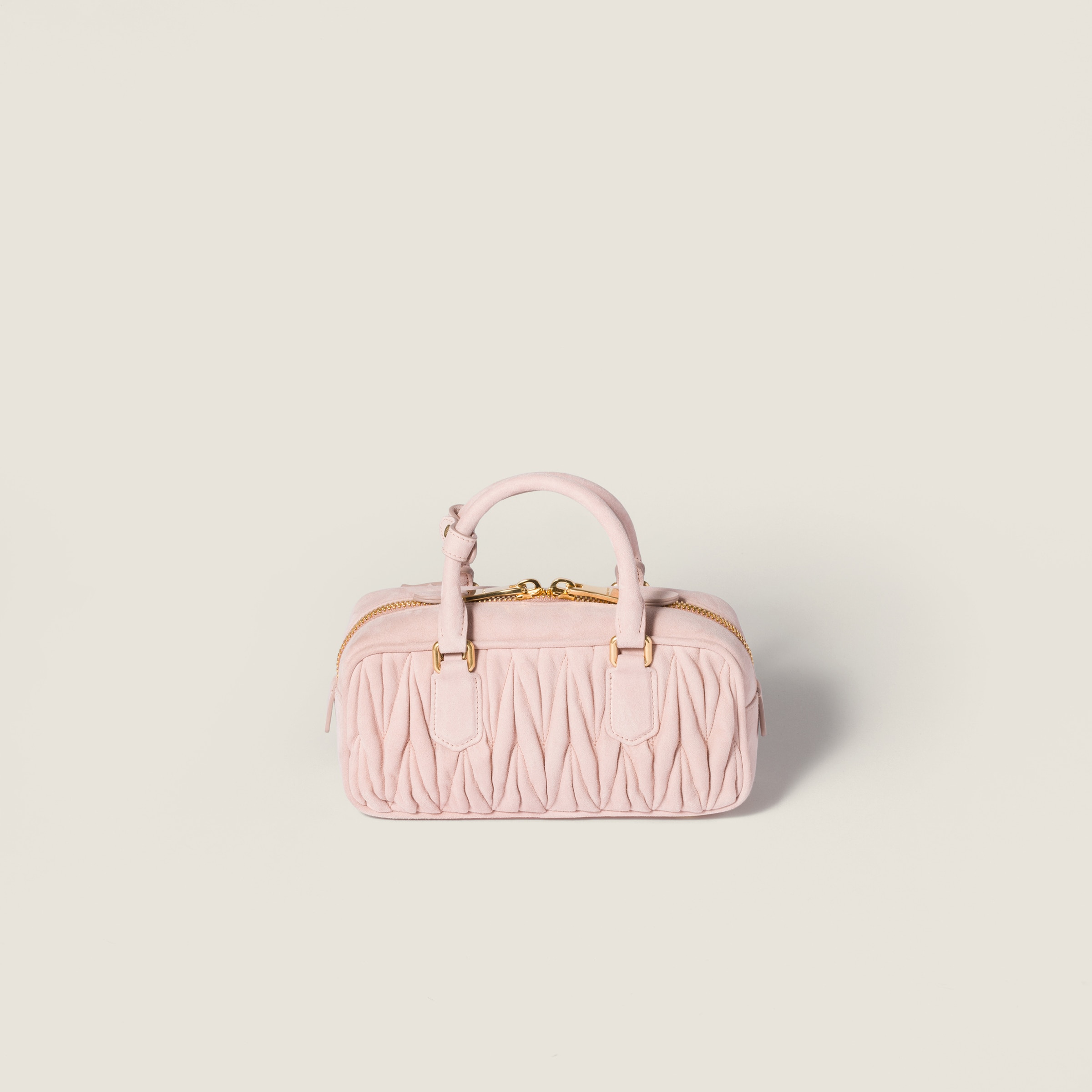 Arcadie matelassé suede bag - 3