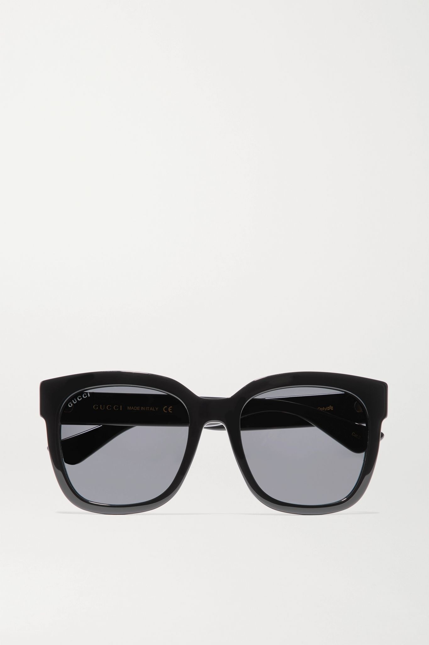 Square-frame acetate sunglasses - 1