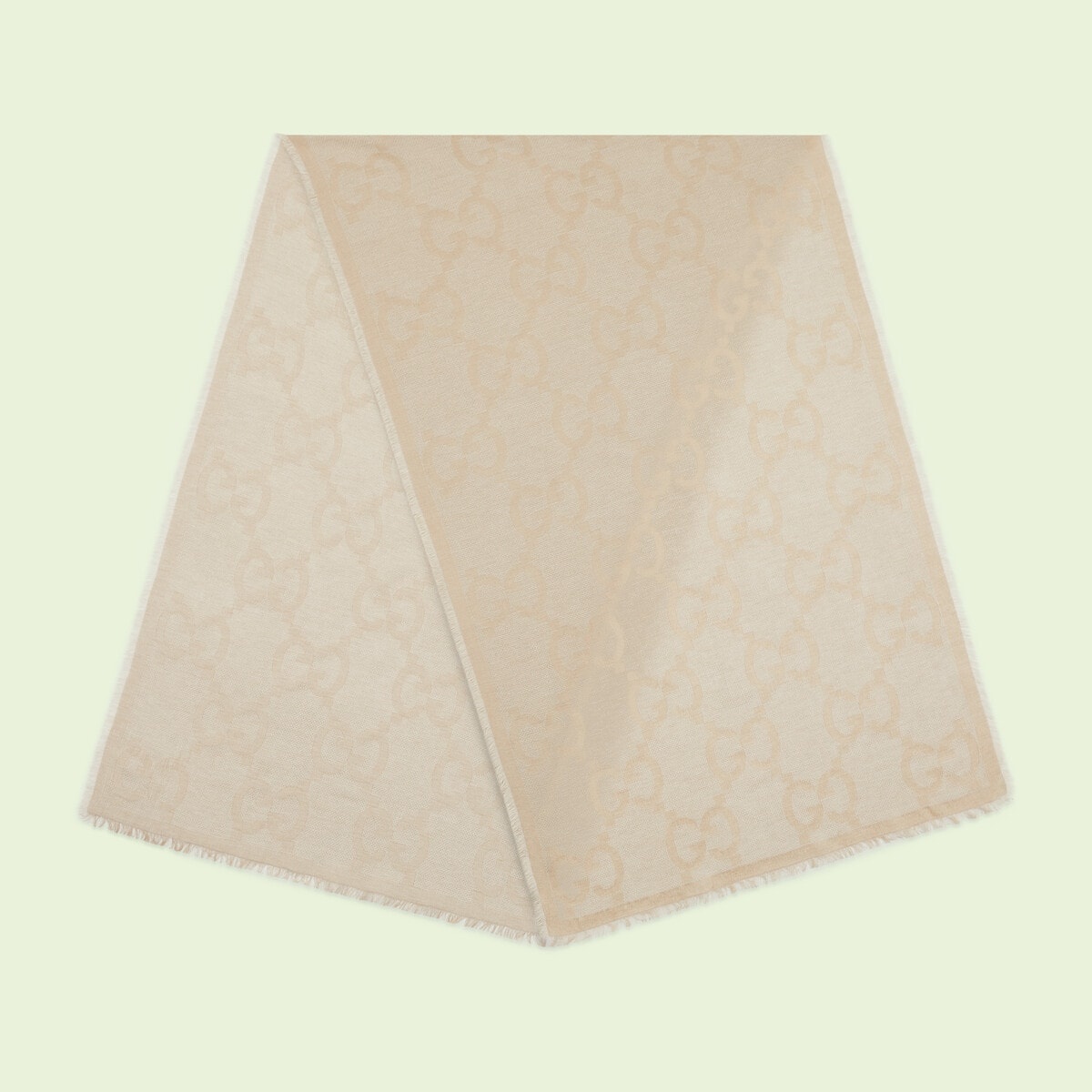 GG wool jacquard scarf - 2