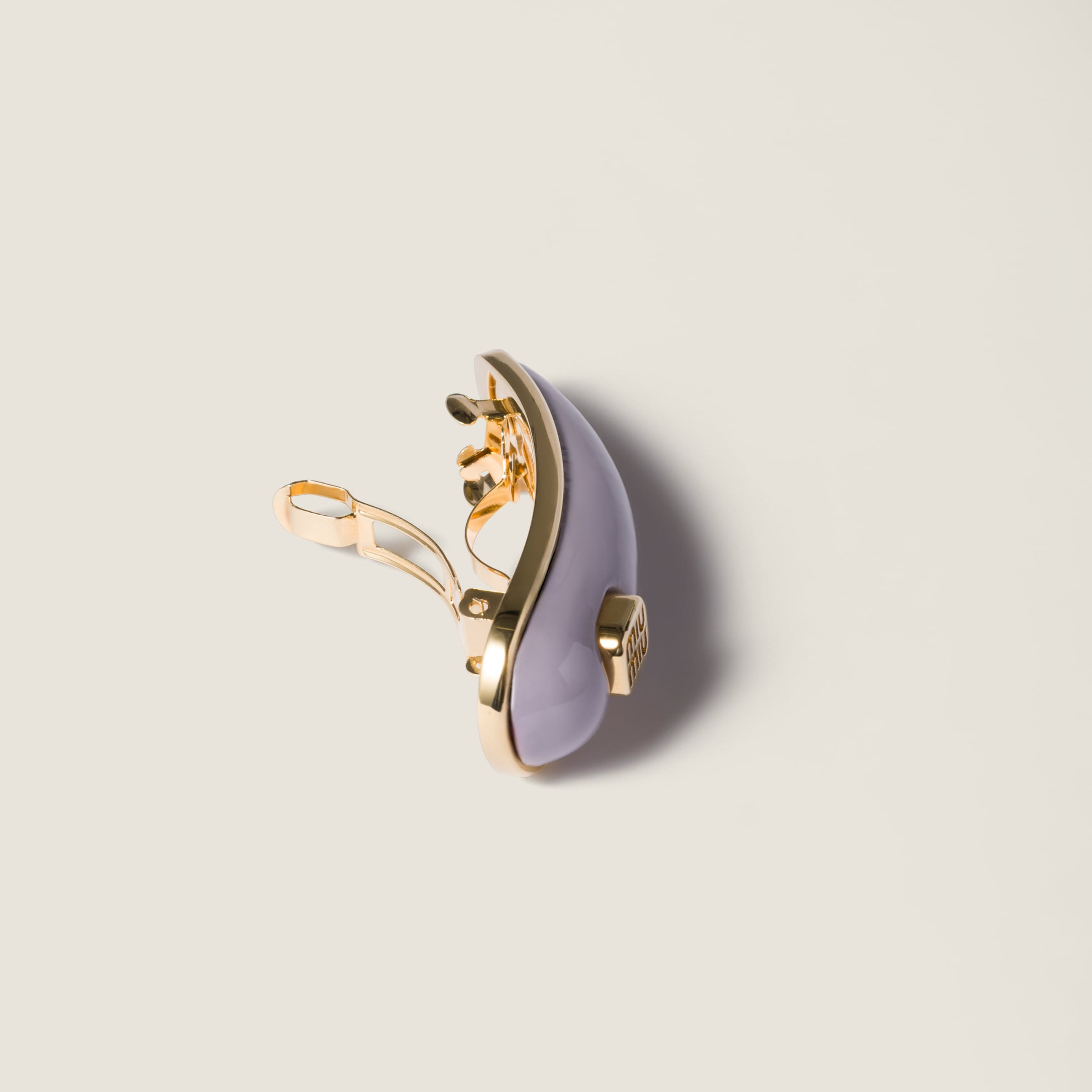 Patent leather hair clip - 2