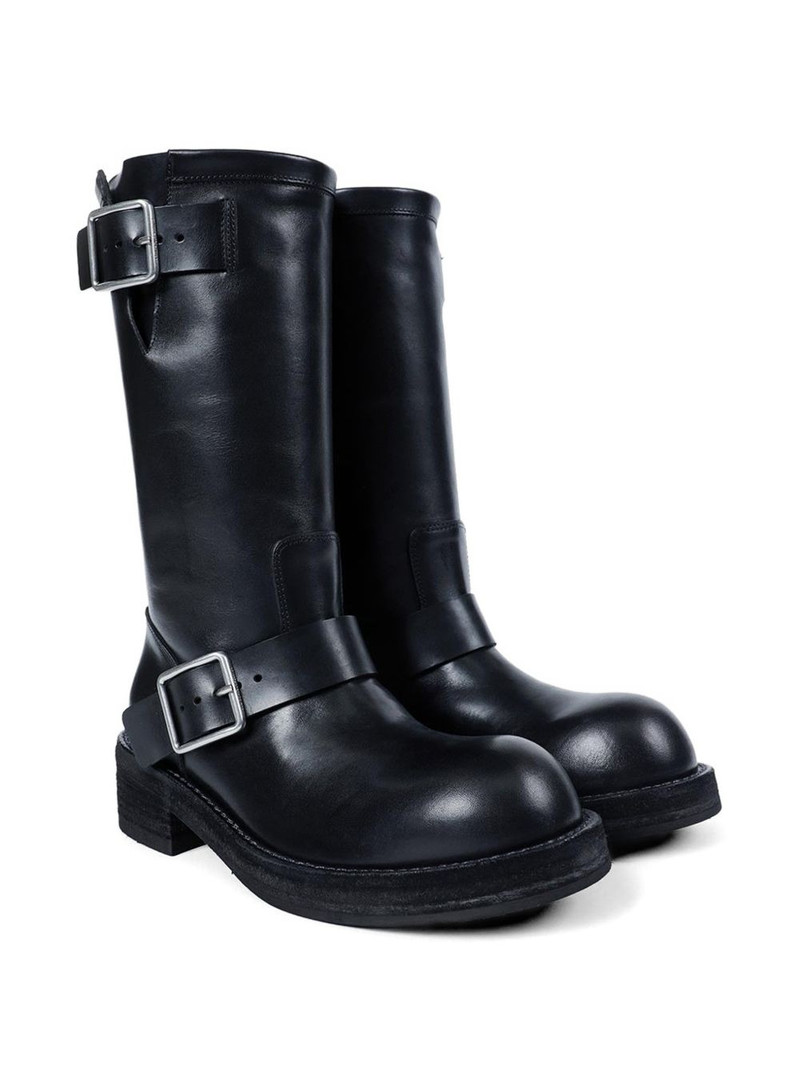 Ann Demeulemeester Sarith Engineer buckle biker boots outlook