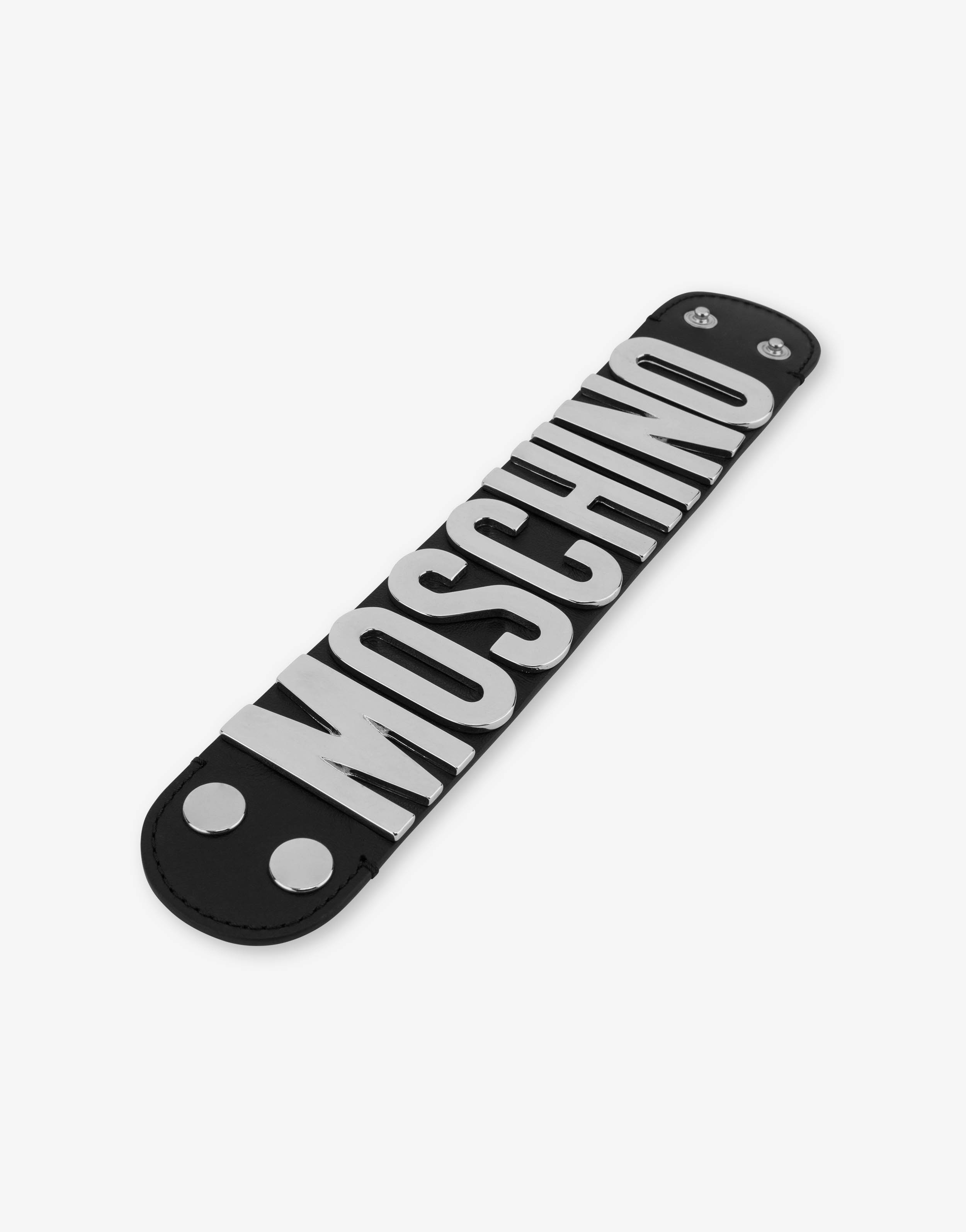 LOGO LETTERING CALFSKIN BRACELET - 3