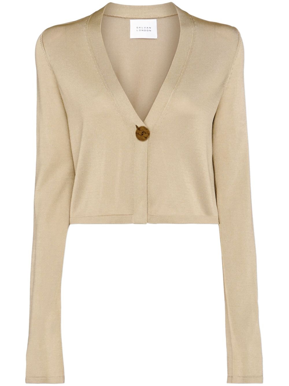 cropped cardigan - 1