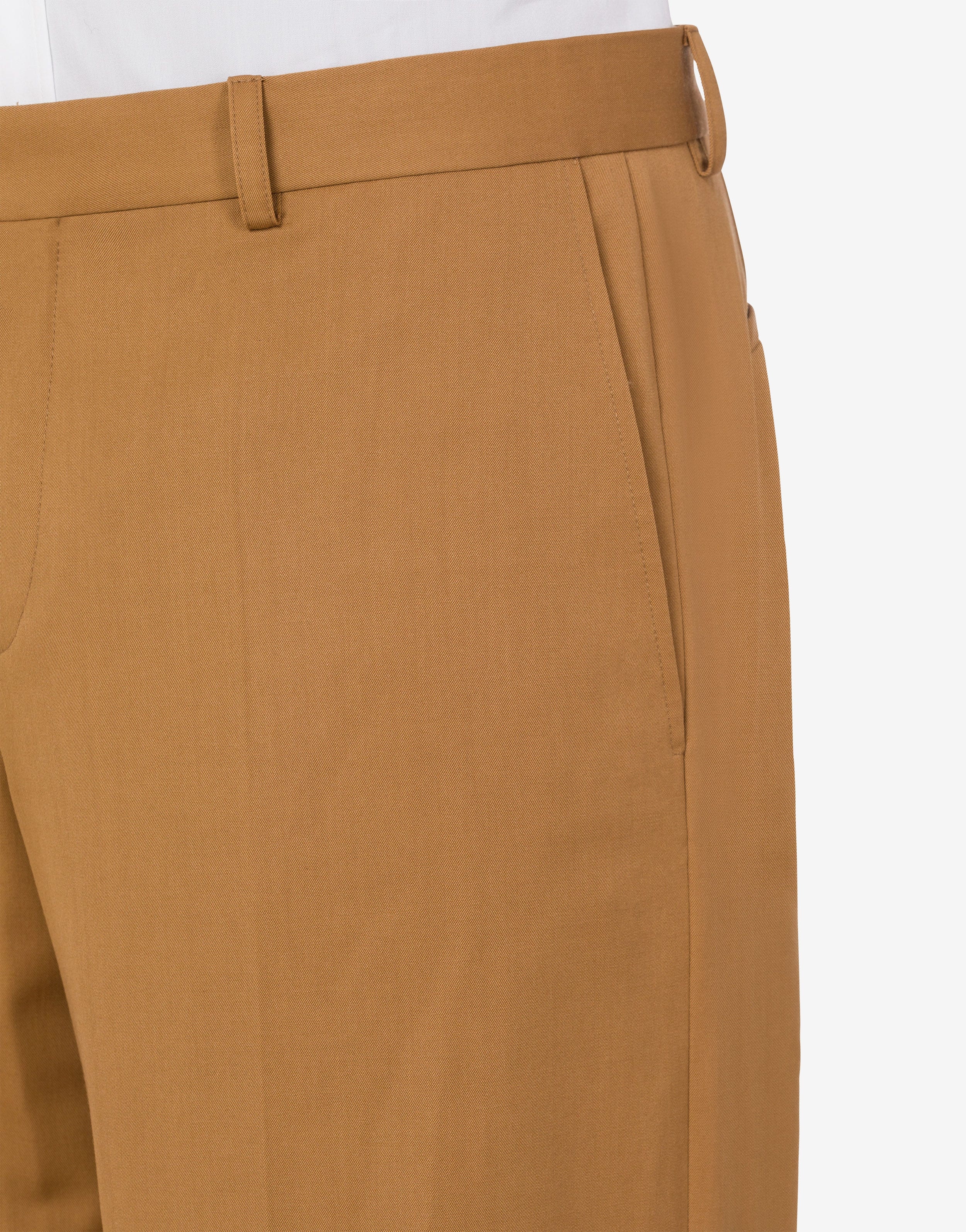 WIDE-LEG GABARDINE TROUSERS - 4