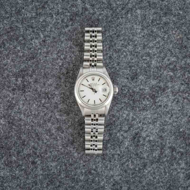 Ladies Rolex Date 69160 White Dial - 6