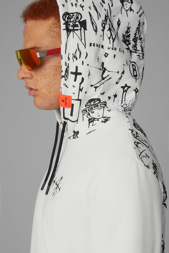 Covell Sweatshirt hoodie in White - 5