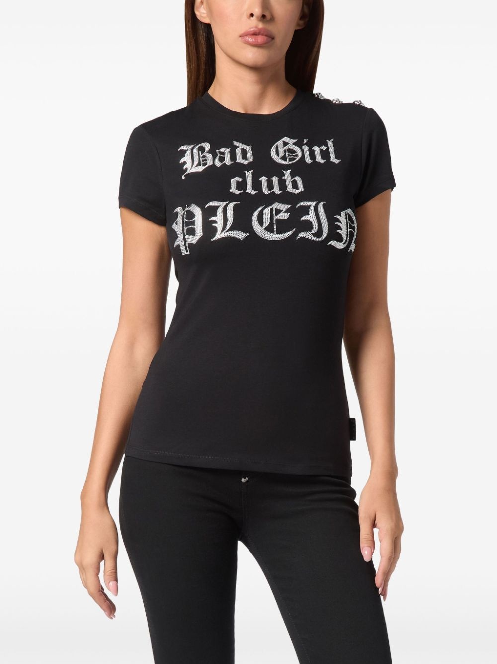 crystal-embellished T-shirt - 3