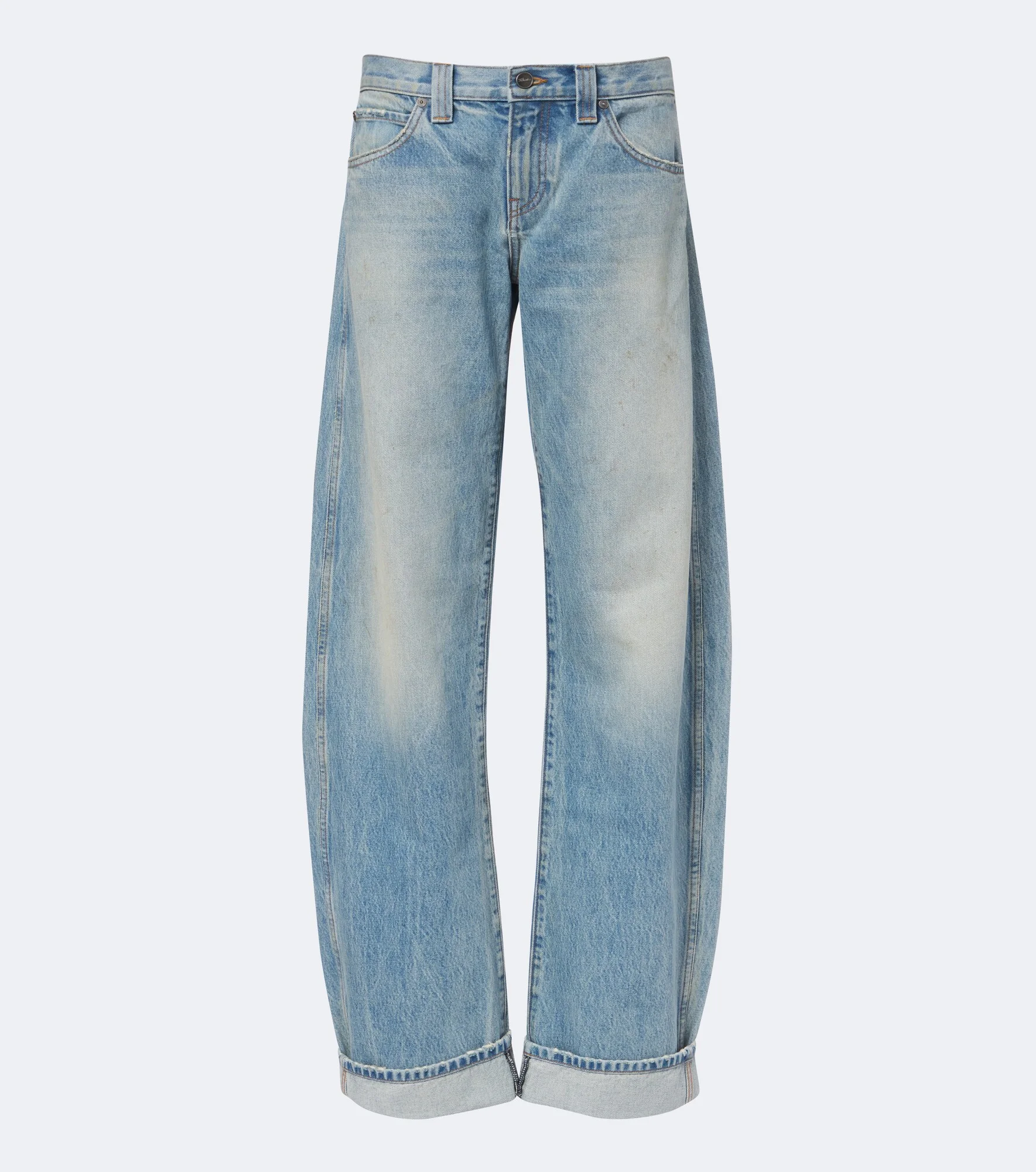 Karo faded barrel-leg jeans - 1